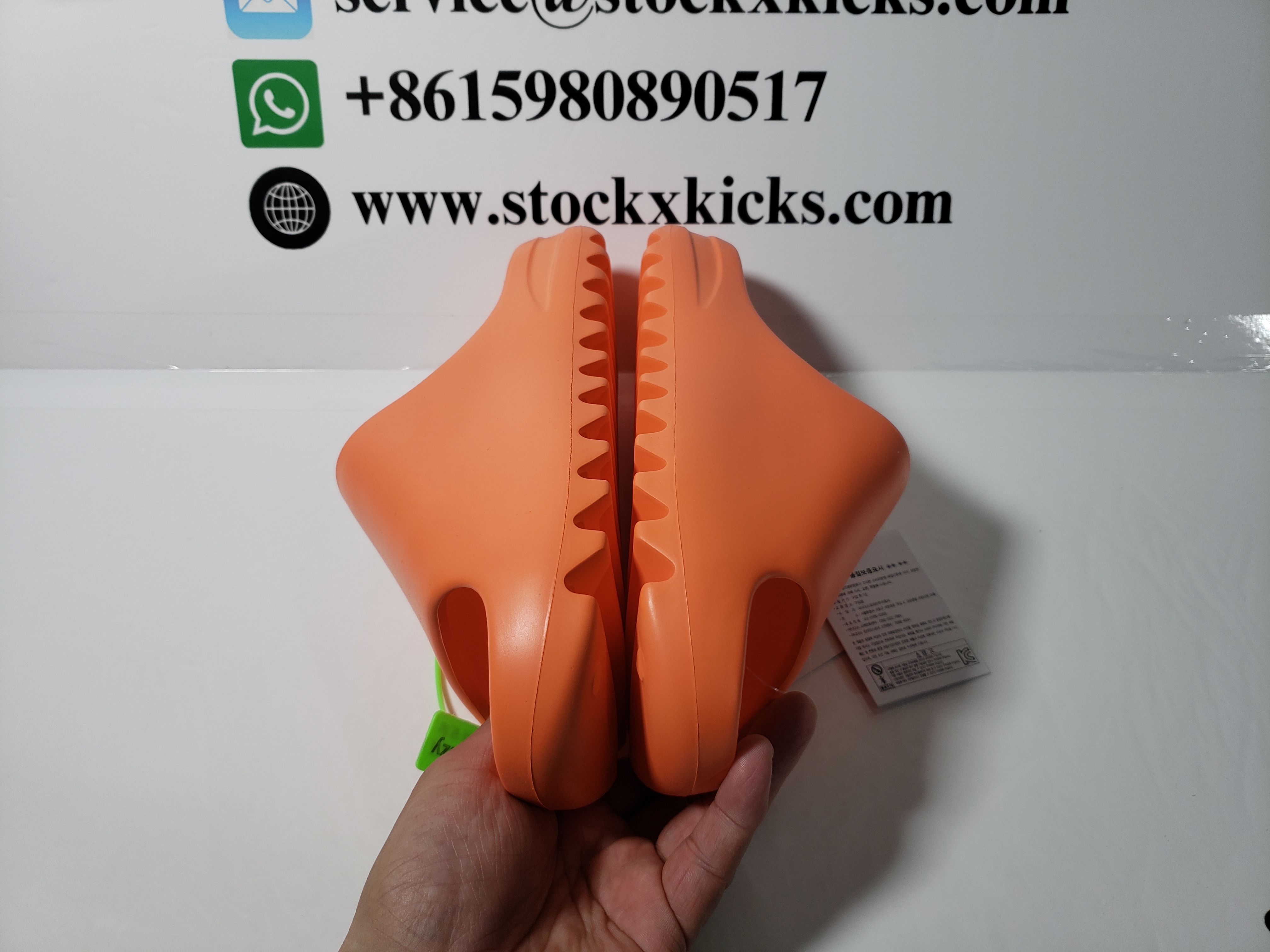 PK God Batch adidas Yeezy Slide Enflame Orange GZ0953 review STOCKXKICKS 03