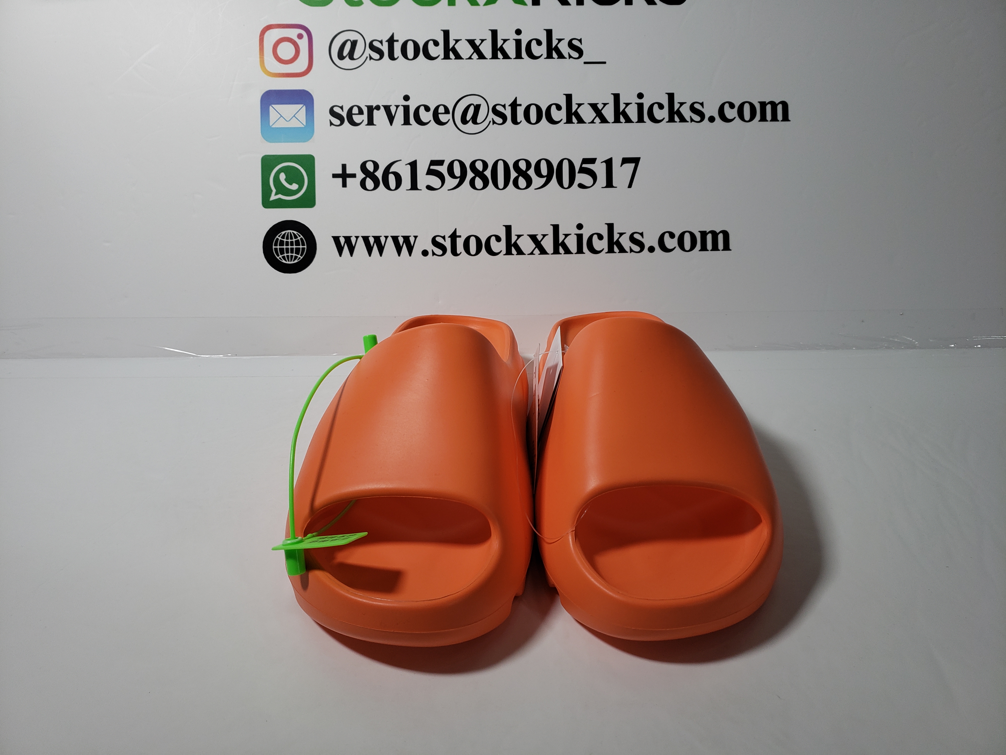PK God Batch adidas Yeezy Slide Enflame Orange GZ0953 review STOCKXKICKS 02