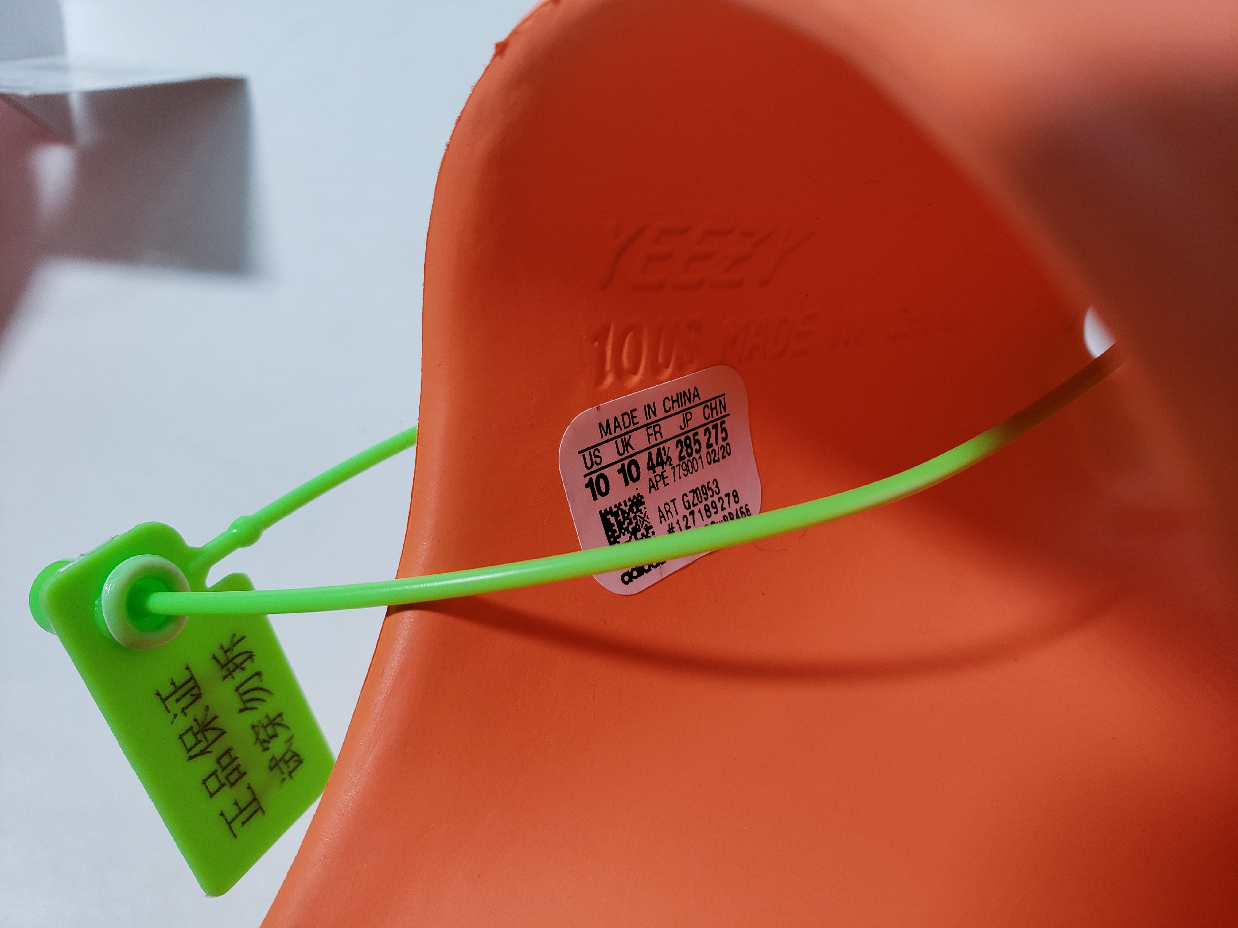 PK God Batch adidas Yeezy Slide Enflame Orange GZ0953 review STOCKXKICKS 06