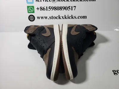 PK God Batch Air Jordan 1 High OG “Palomino”Brown black DZ5485-020 review STOCKXKICKS 04