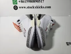 PK God Batch Air Jordan 3 White Cement Reimagined DN3707-100 review STOCKXKICKS 05