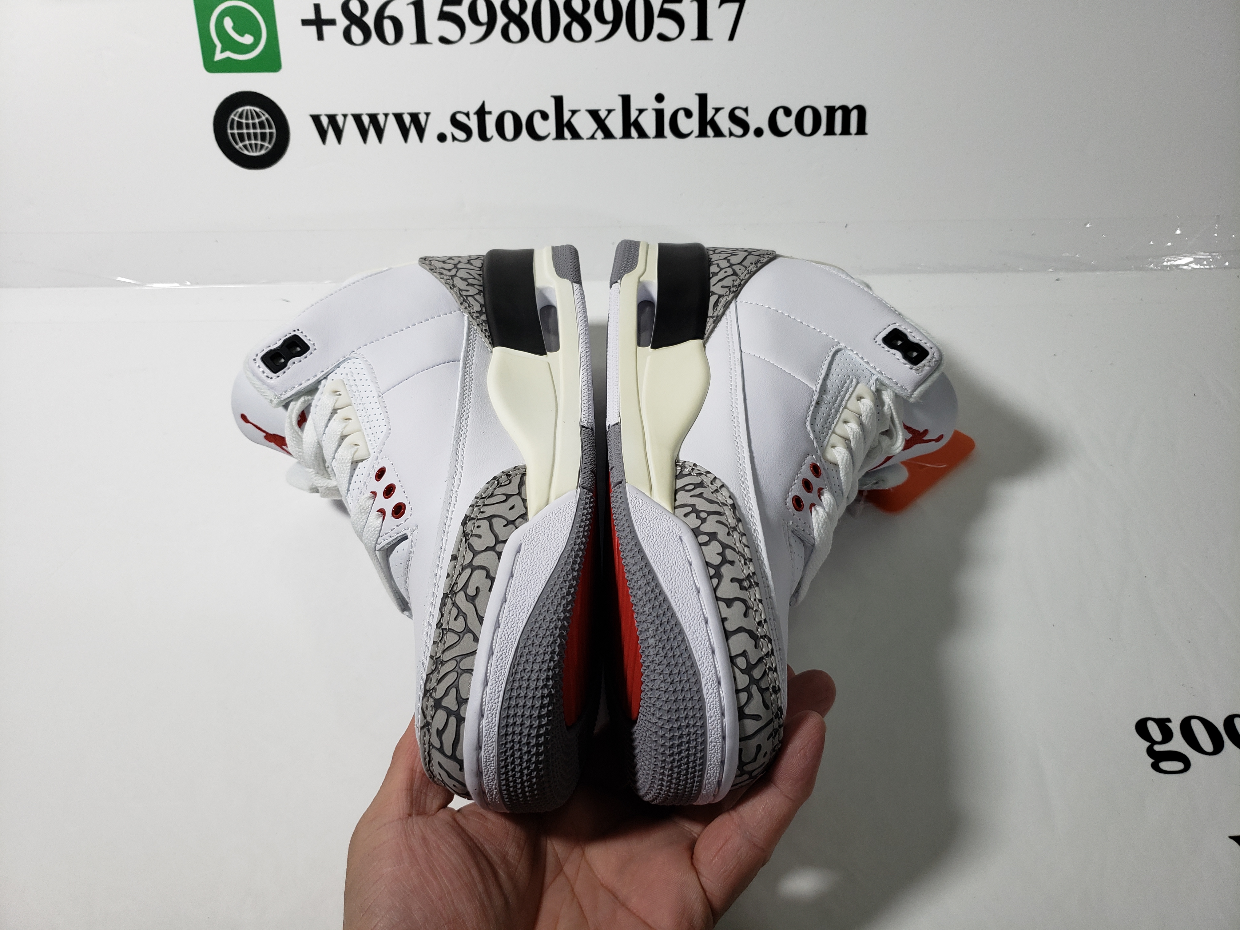 PK God Batch Air Jordan 3 White Cement Reimagined DN3707-100 review STOCKXKICKS 03