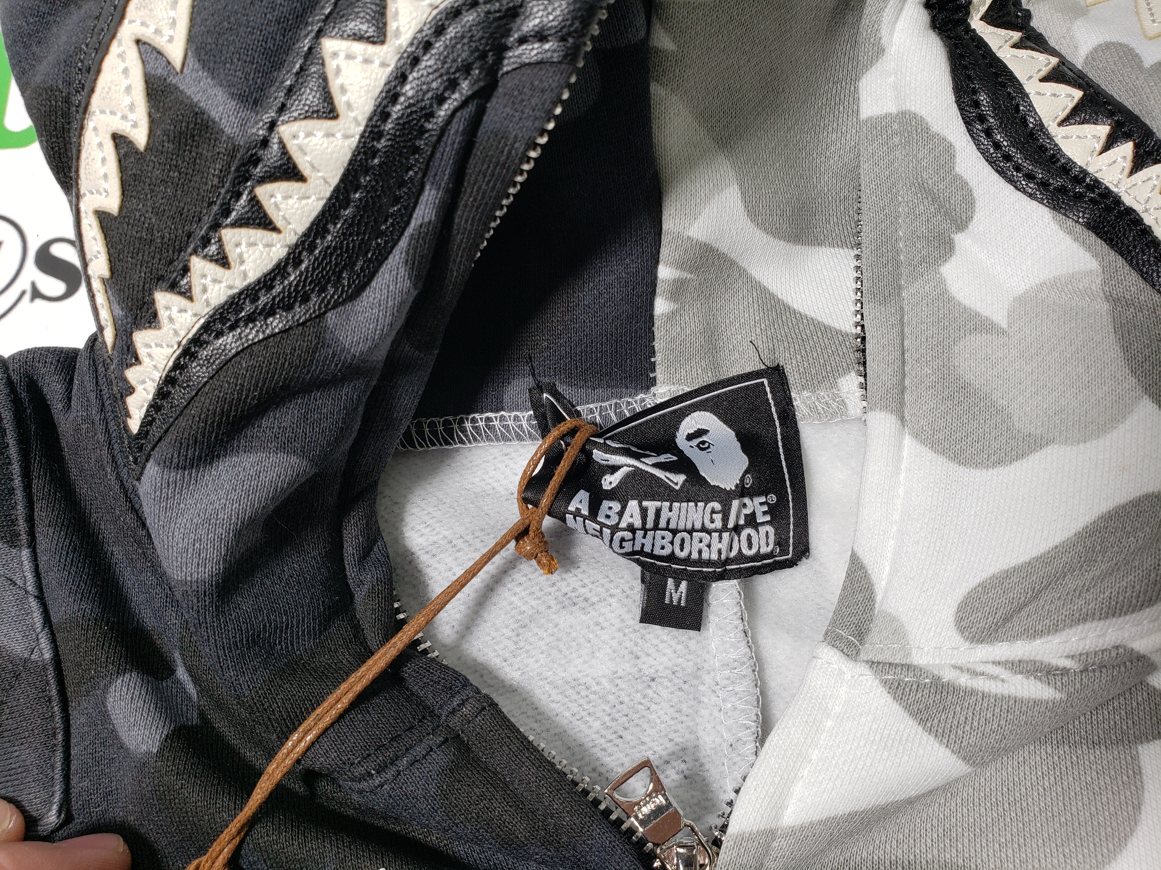 BAPE skull dark black and white color matching Hoodie review STOCKXKICKS 01
