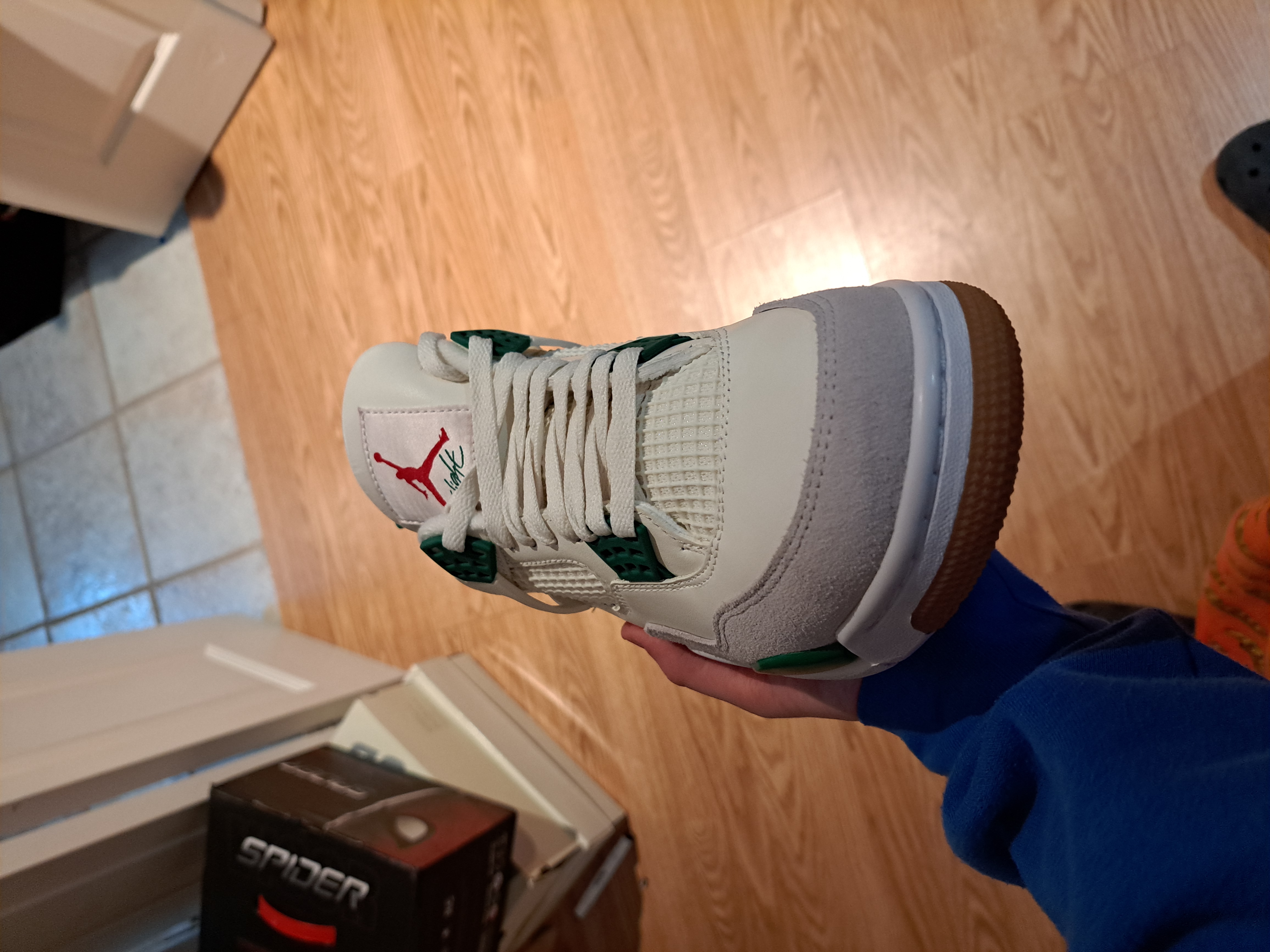 PK God Batch Jordan 4 Retro SB Pine Green DR5415-103 review Sneakers1234 02