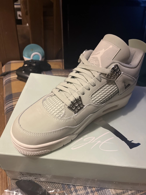 PK God Batch Air Jordan 4 Retro 'Seafoam Sail' HV0823-003 review 