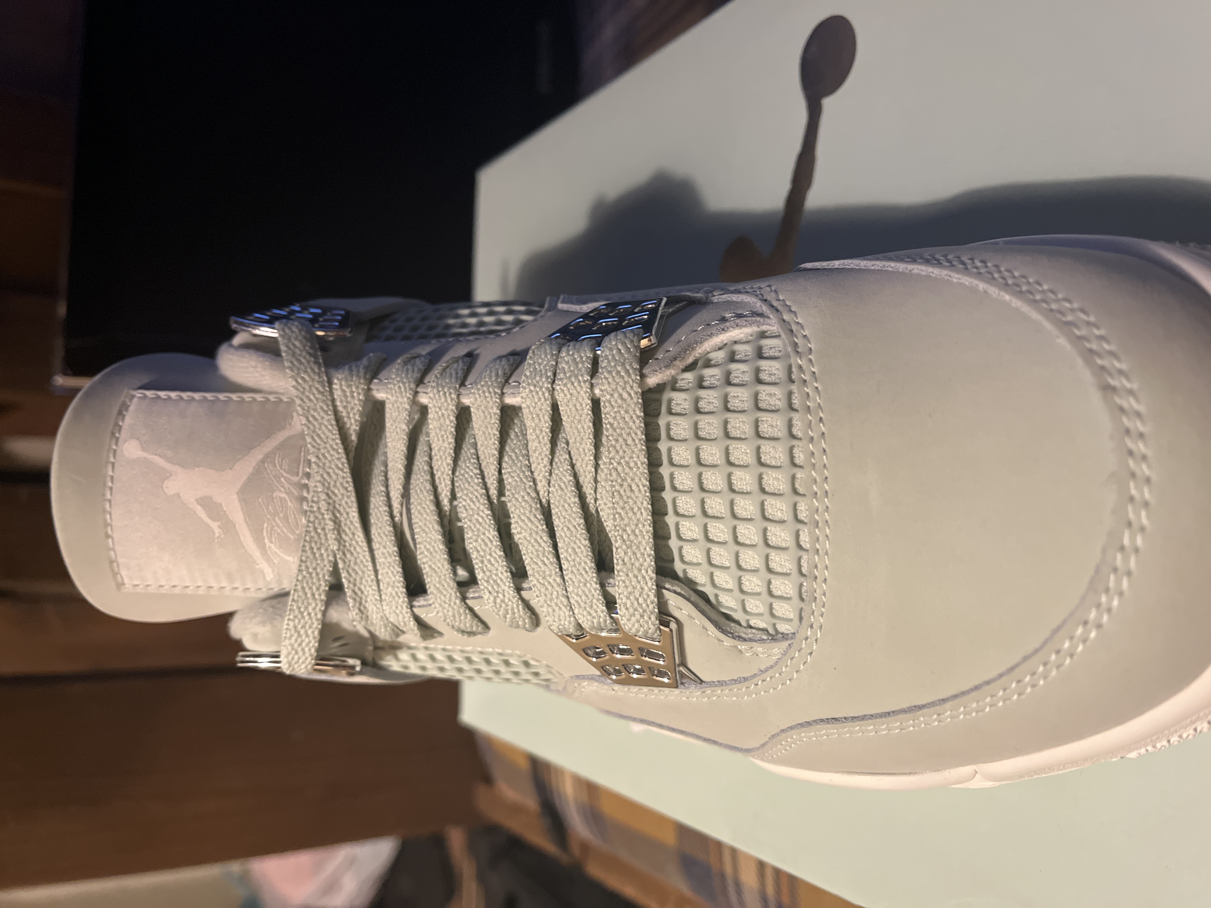 PK God Batch Air Jordan 4 Retro 'Seafoam Sail' HV0823-003 review Alexandar White 02