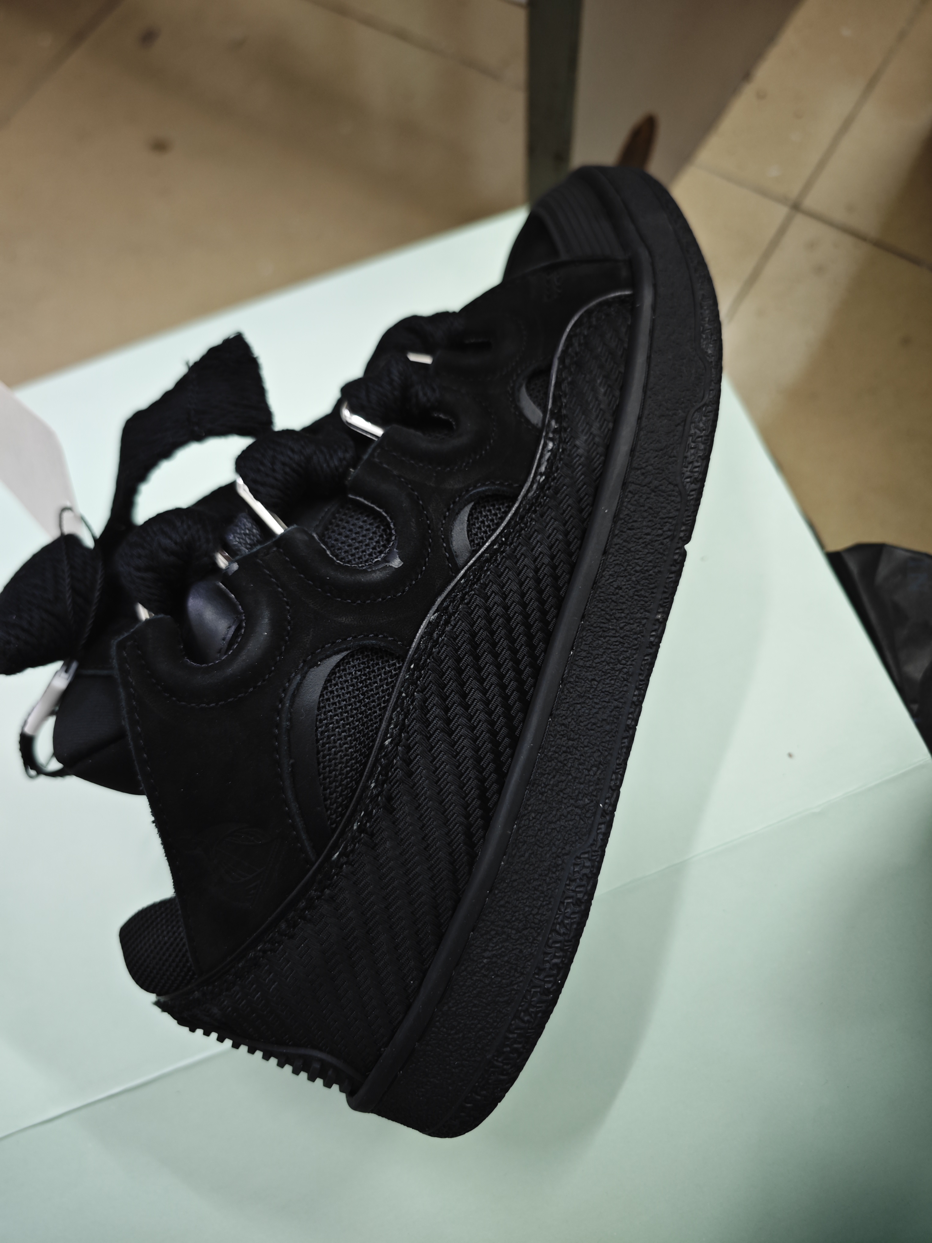 【Top PK God Batch】Lanvin Curb Sneaker Black review Zust 01