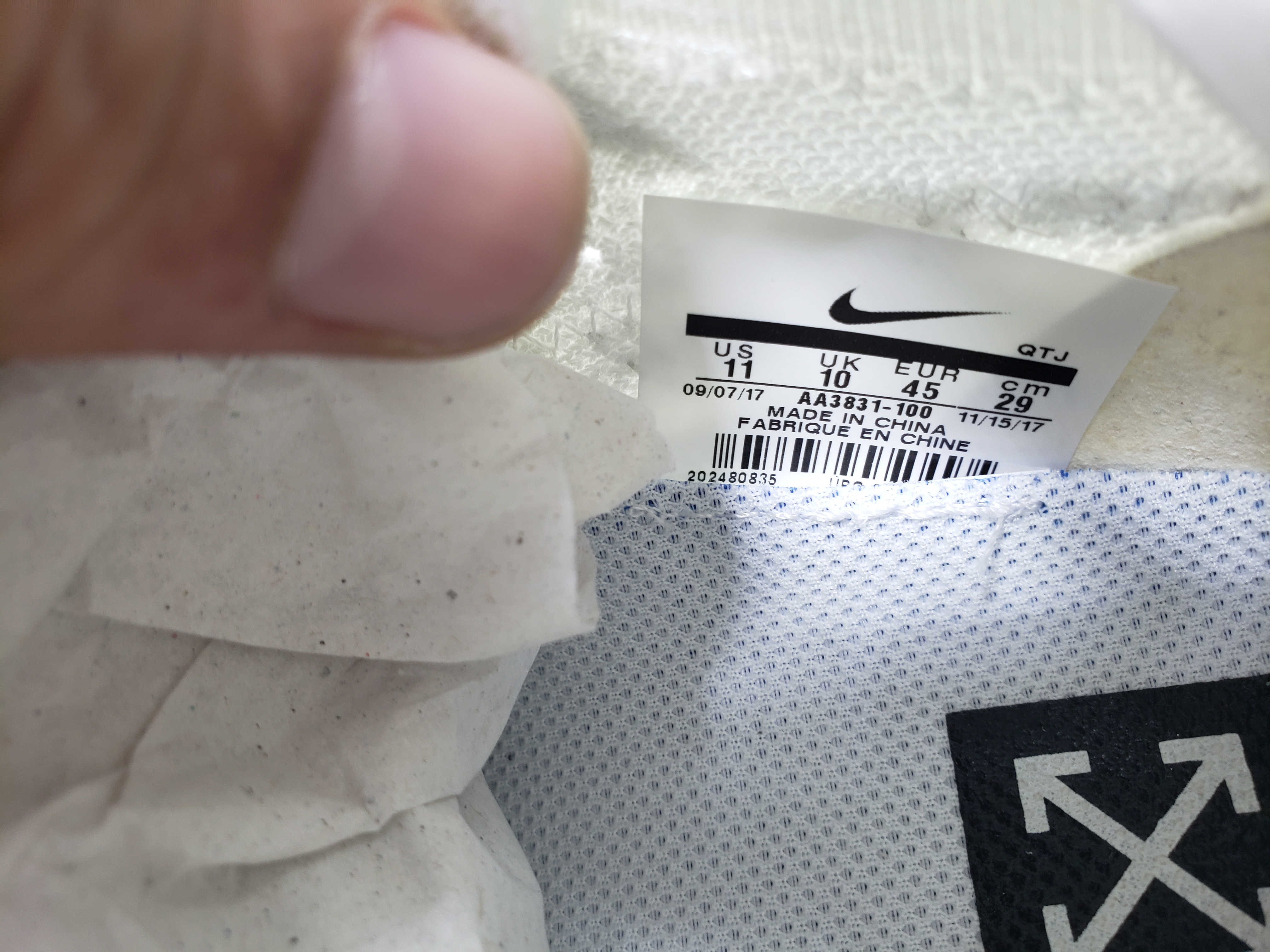 PK God Batch Air Max Nike Air Vapor Max Off-White (2018)	AA3831-100 review stockxkicks 02