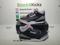 PK God Batch Air Jordan 3 Retro Black Cement (2018) 854262-001 review stockxkicks 03