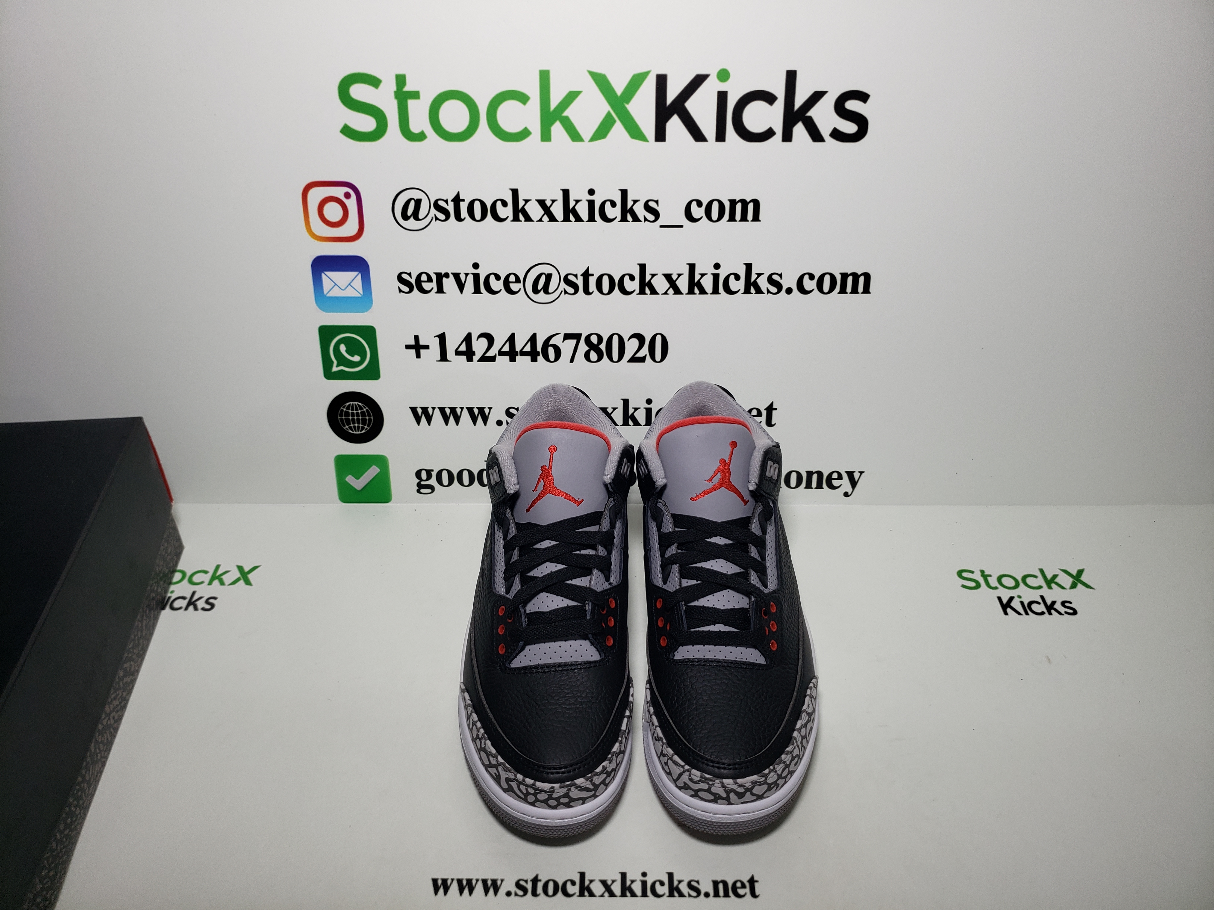 PK God Batch Air Jordan 3 Retro Black Cement (2018) 854262-001 review stockxkicks 04