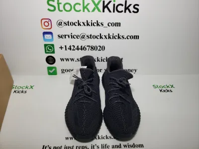 PK God Batch adidas Yeezy Boost 350 V2 Black (Non-Reflective) FU9006 review stockxkicks 05