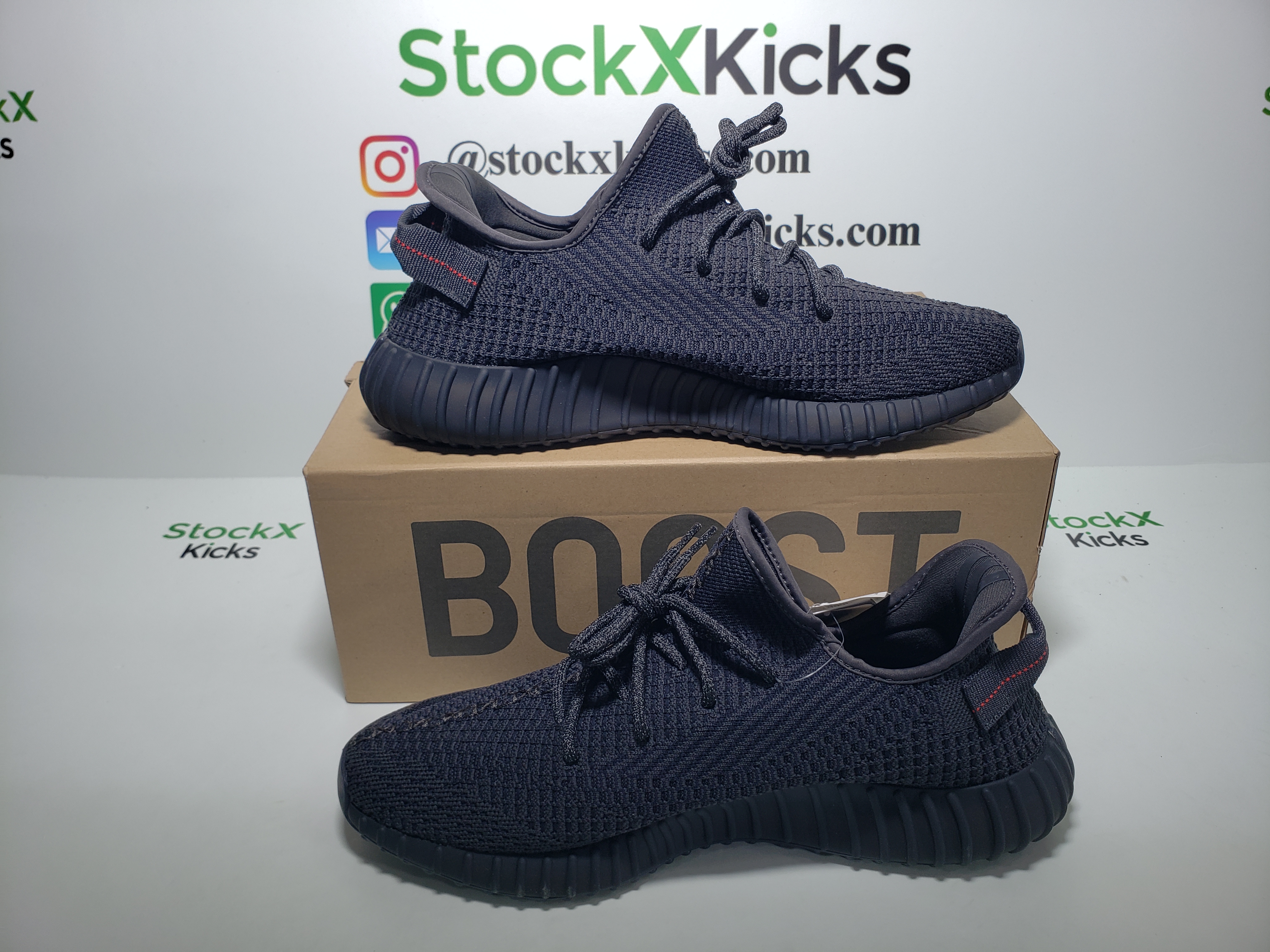 PK God Batch adidas Yeezy Boost 350 V2 Black (Non-Reflective) FU9006 review stockxkicks 04