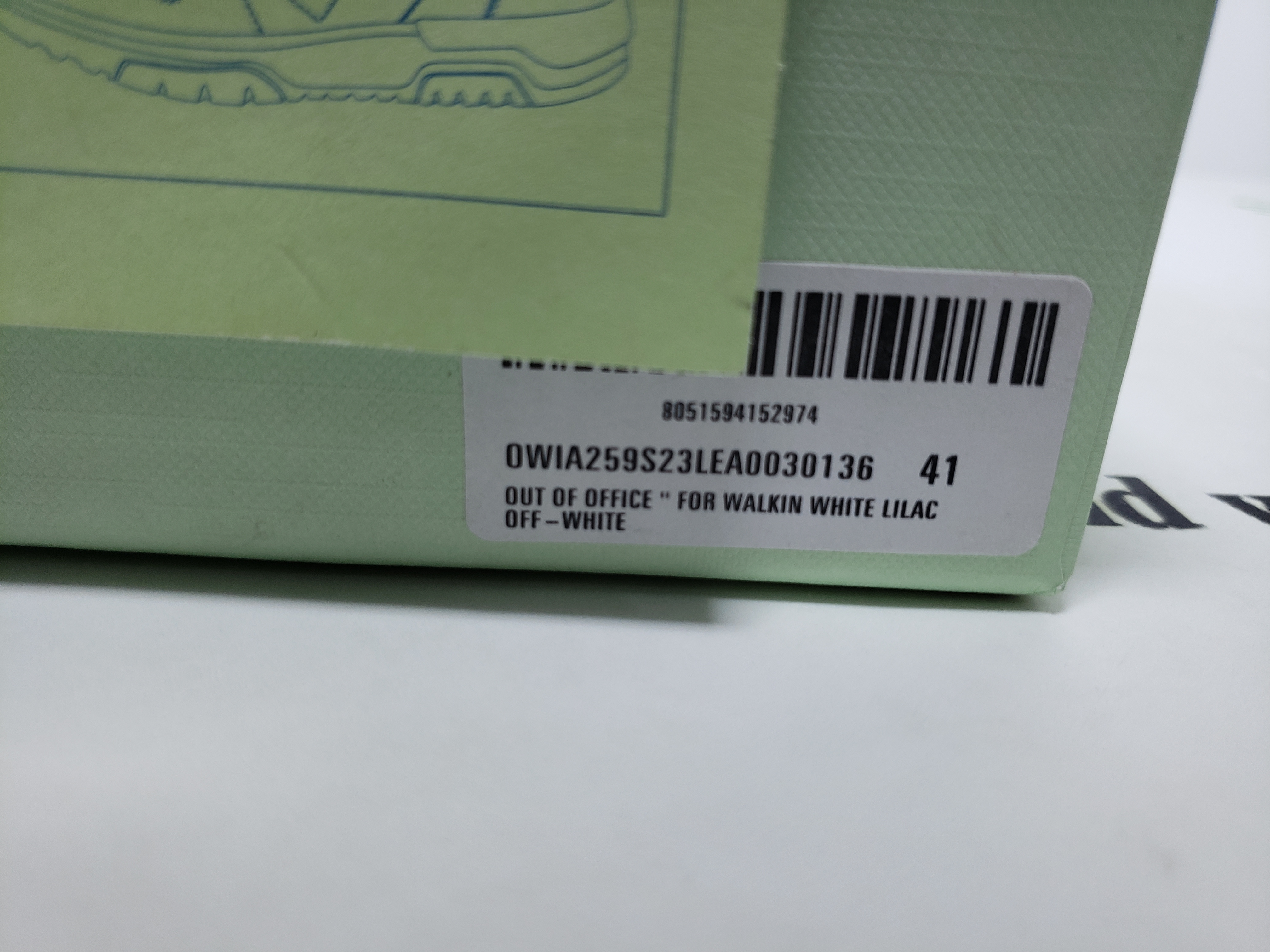 PK God Batch OFF-WHITE Out Of Office OOO Low Tops White Purple Printing OWIA259S 23LEA003 0136 review stockxkicks 00