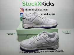 PK God Batch OFF-WHITE Out Of Office OOO Low Tops White Purple Printing OWIA259S 23LEA003 0136 review stockxkicks 05