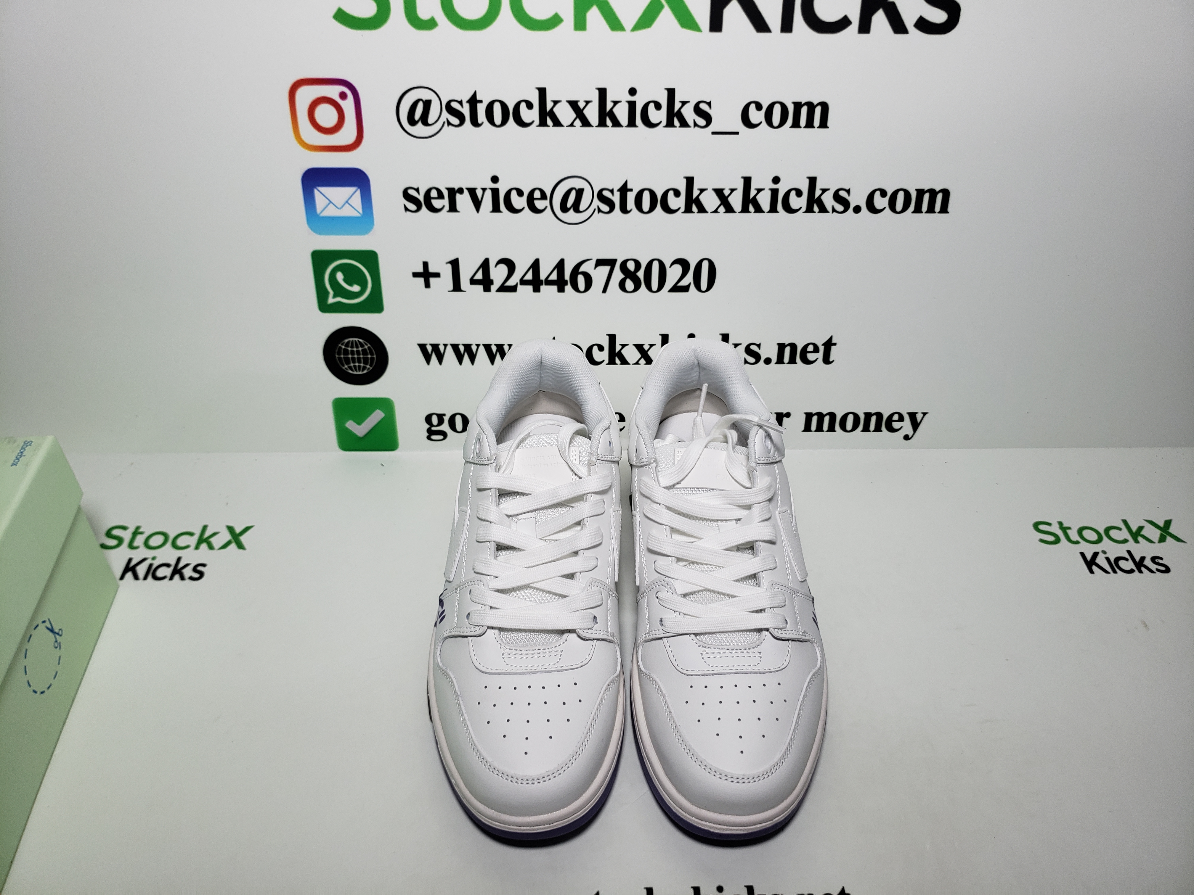 PK God Batch OFF-WHITE Out Of Office OOO Low Tops White Purple Printing OWIA259S 23LEA003 0136 review stockxkicks 06