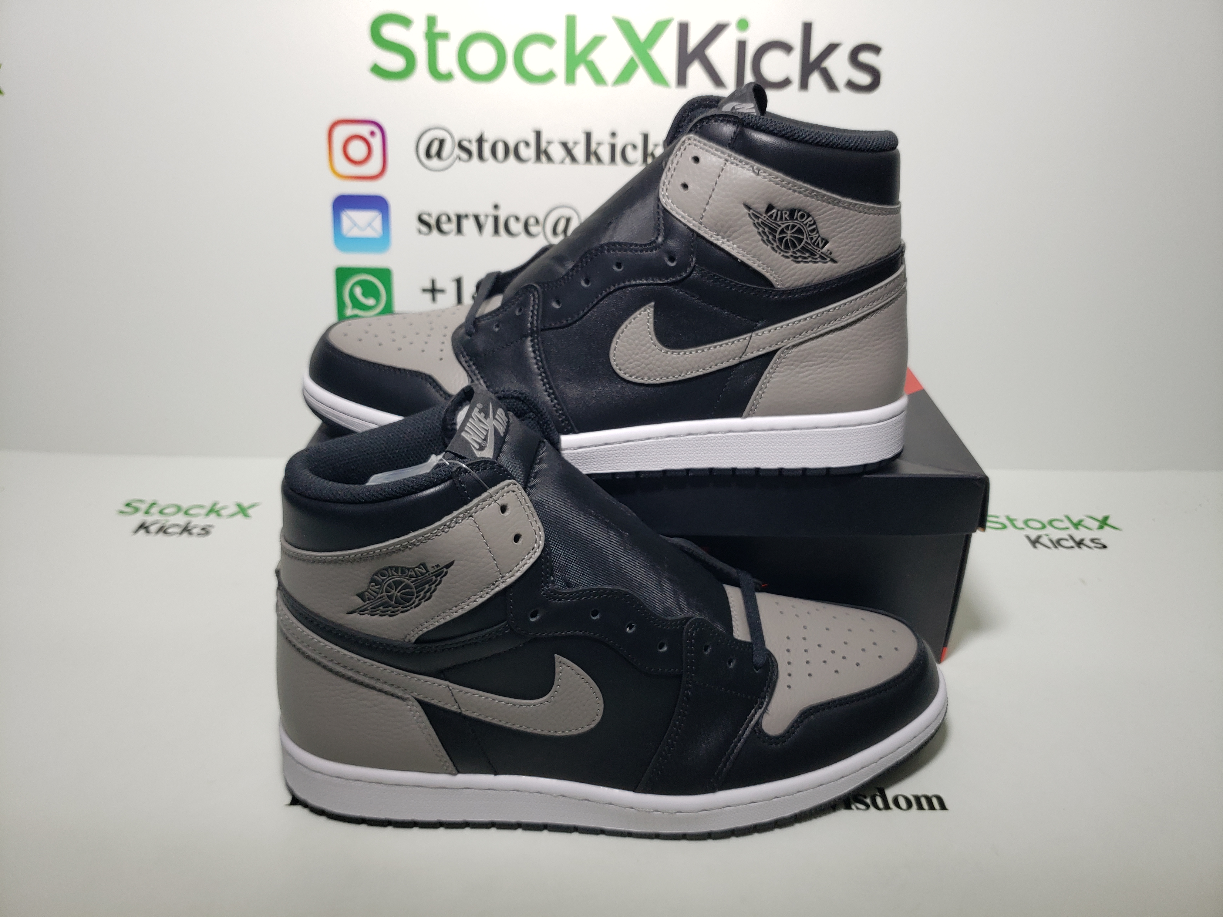 PK God Batch Air Jordan 1 Retro High Shadow (2018) 555088-013 review stockxkicks 03