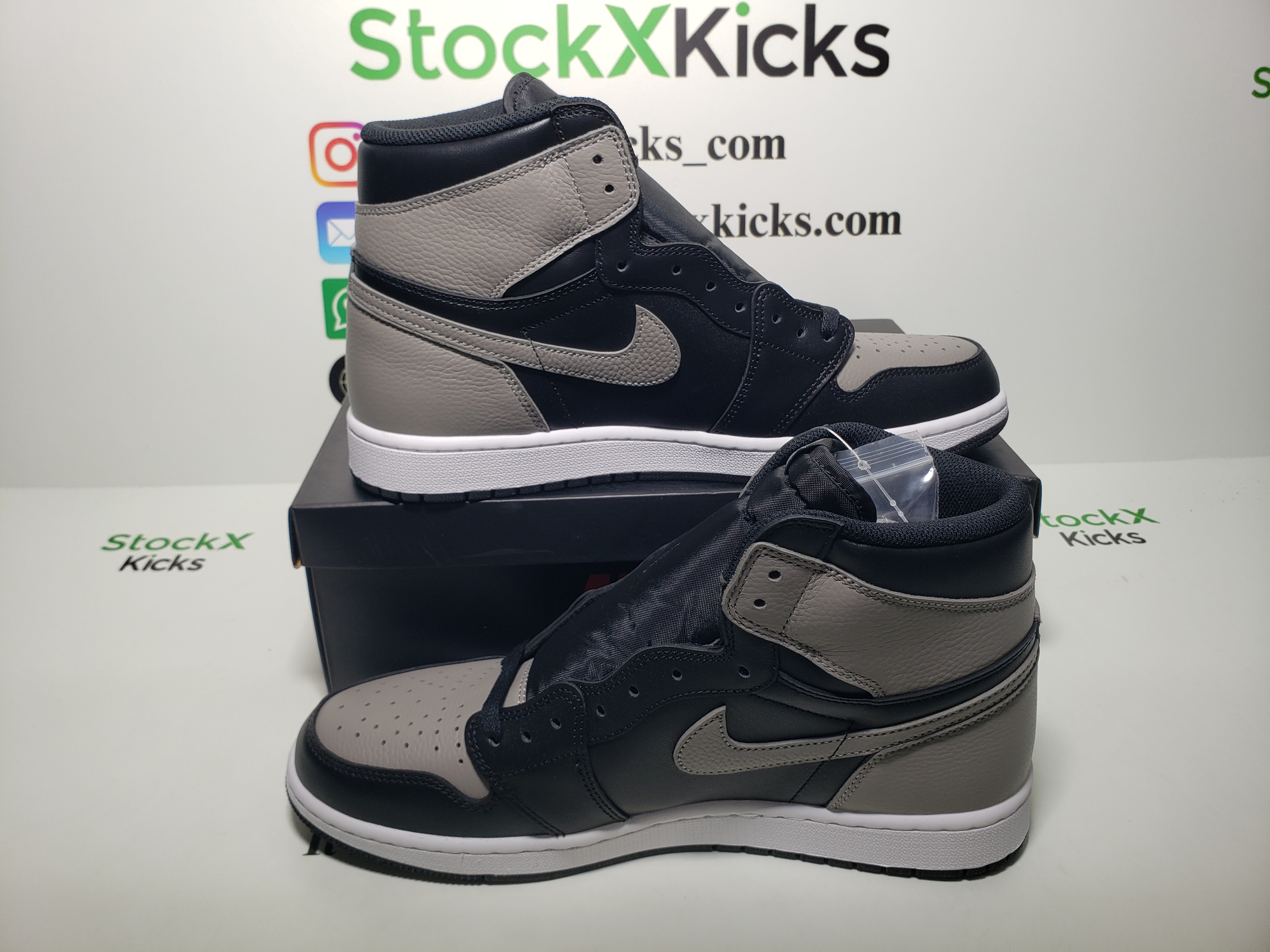 PK God Batch Air Jordan 1 Retro High Shadow (2018) 555088-013 review stockxkicks 04