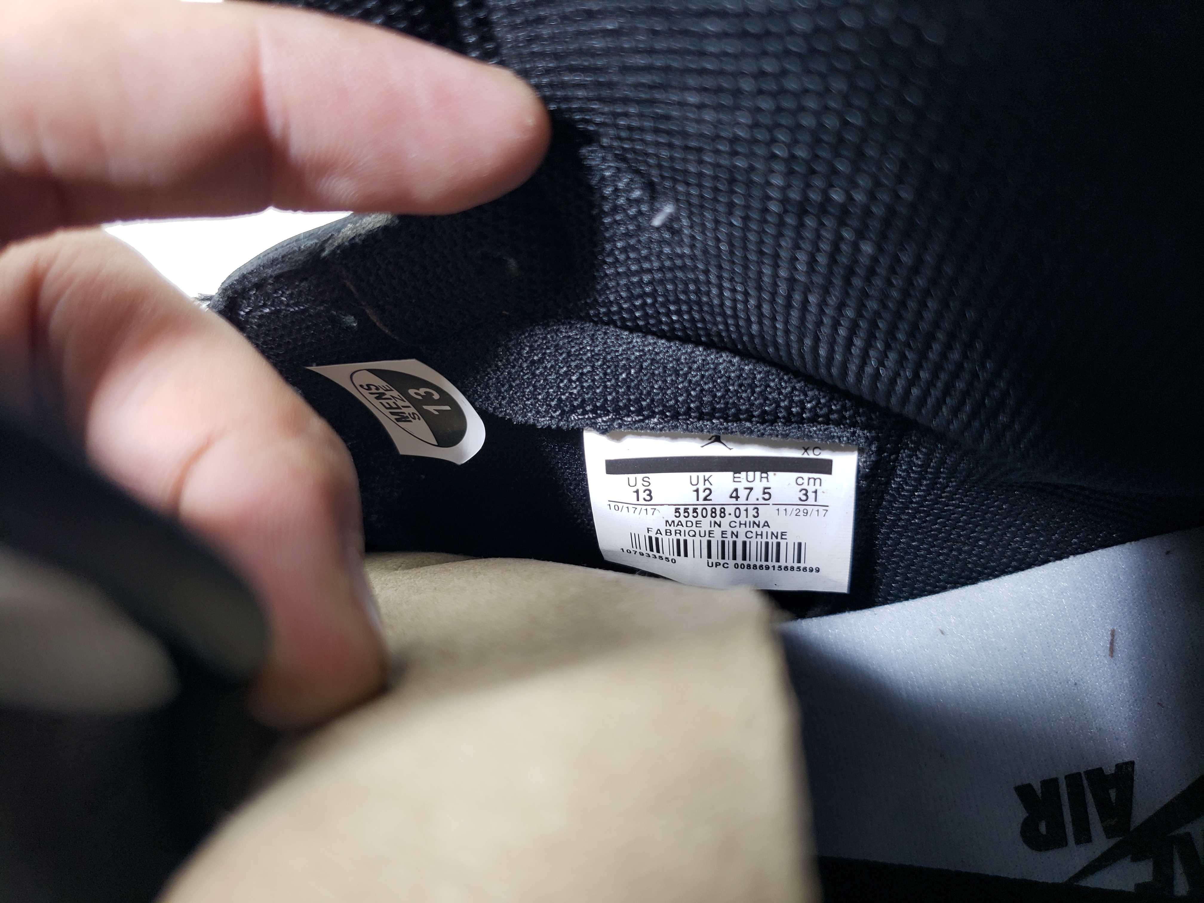 PK God Batch Air Jordan 1 Retro High Shadow (2018) 555088-013 review stockxkicks 02