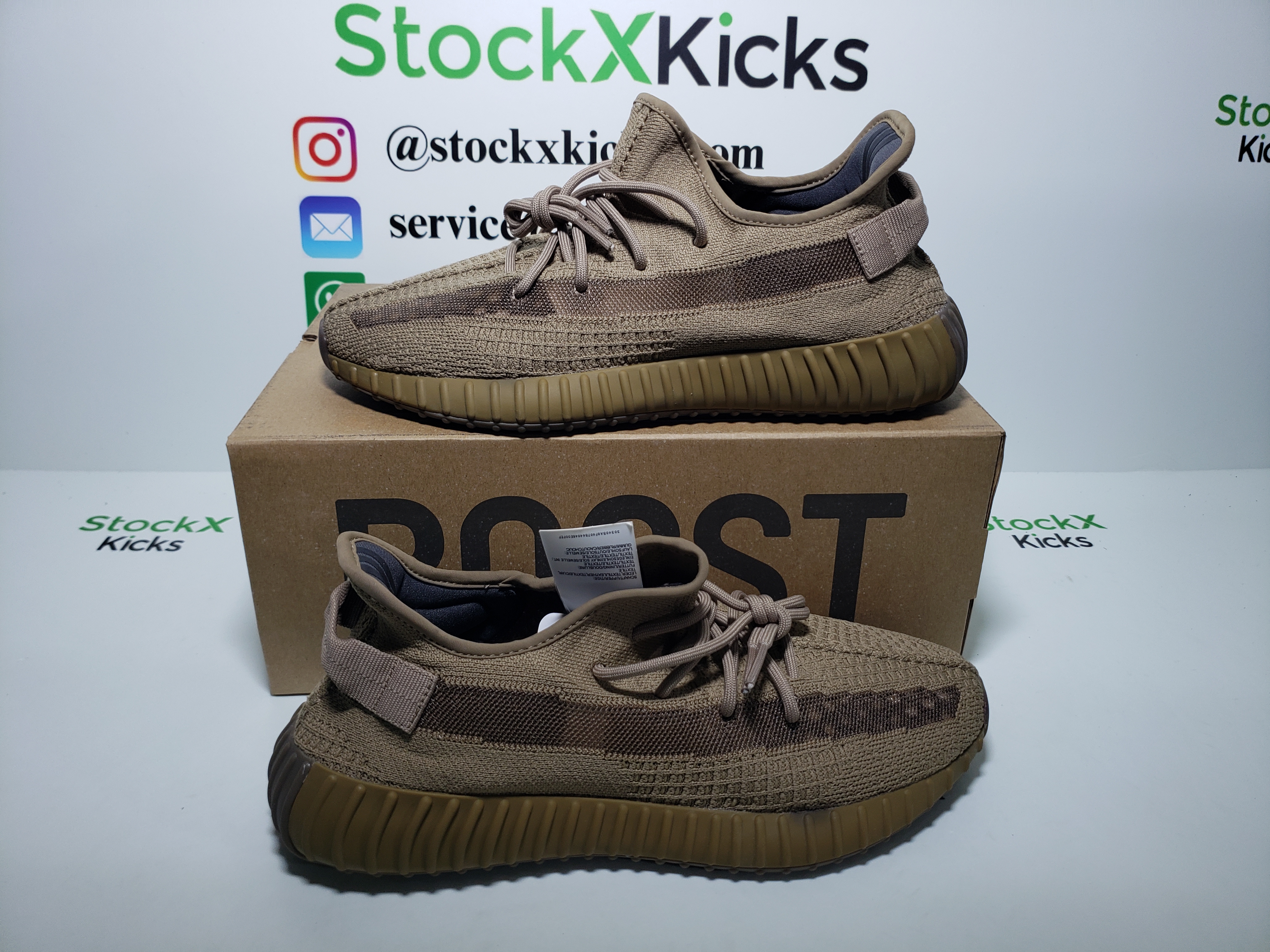 PK God Batch adidas Yeezy Boost 350 V2 Earth FX9033 review stockxkicks 03