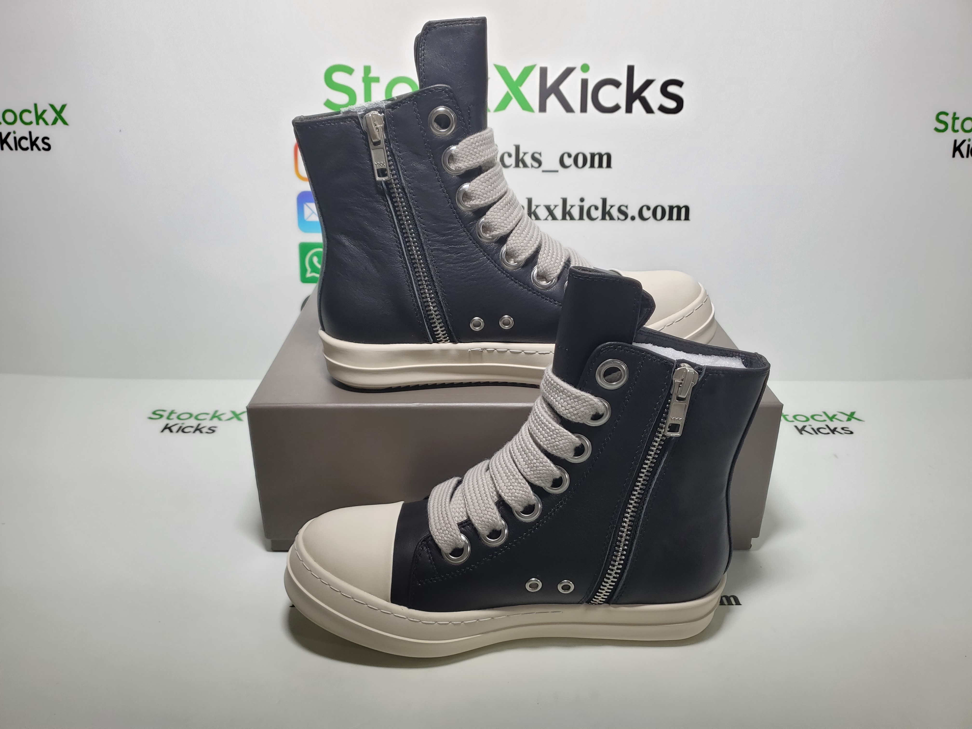 Rick Owens Phlegethon Leather High-Top Sneakers review stockxkicks 04