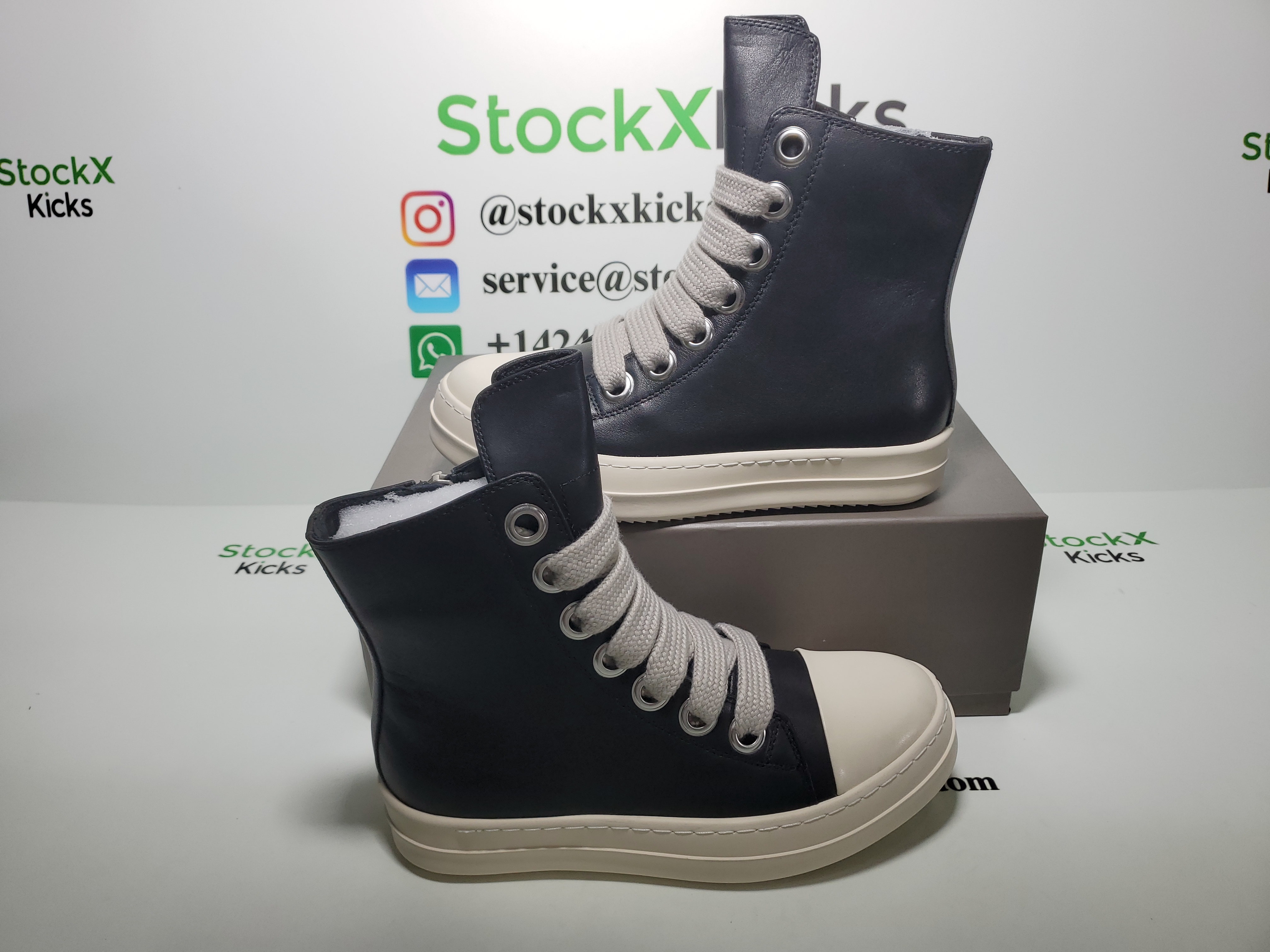 Rick Owens Phlegethon Leather High-Top Sneakers review stockxkicks 03