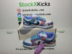 PK God Batch Nike SB Dunk LowFutura Laboratories Bleached Aqua HF6061-400 review stockxkicks 05