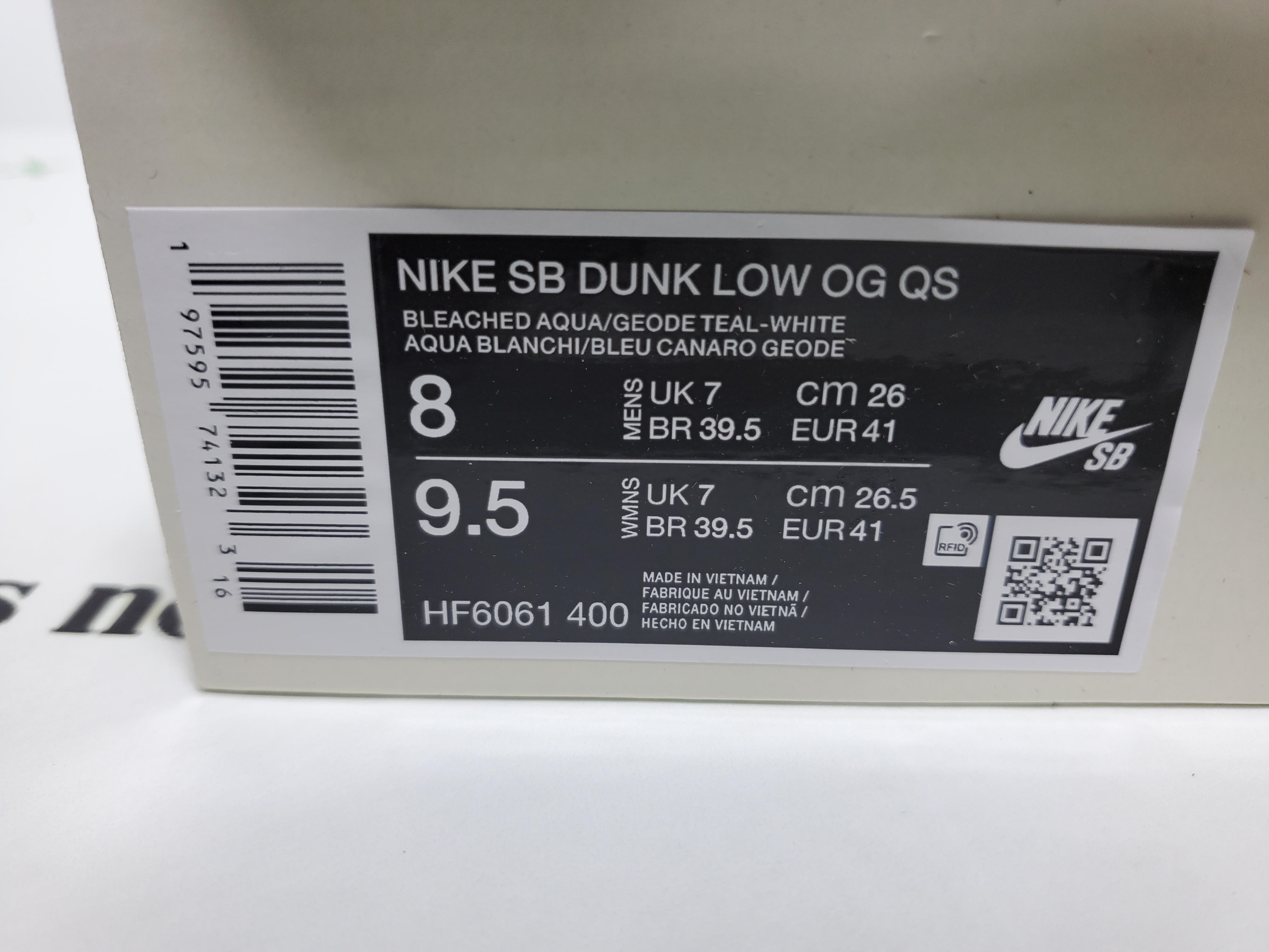 PK God Batch Nike SB Dunk LowFutura Laboratories Bleached Aqua HF6061-400 review stockxkicks 00