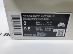 PK God Batch Nike SB Dunk LowFutura Laboratories Bleached Aqua HF6061-400 review stockxkicks 01