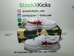 A Bathing Ape Bape Sta Low White Shark 1F70-191-004 review stockxkicks 05
