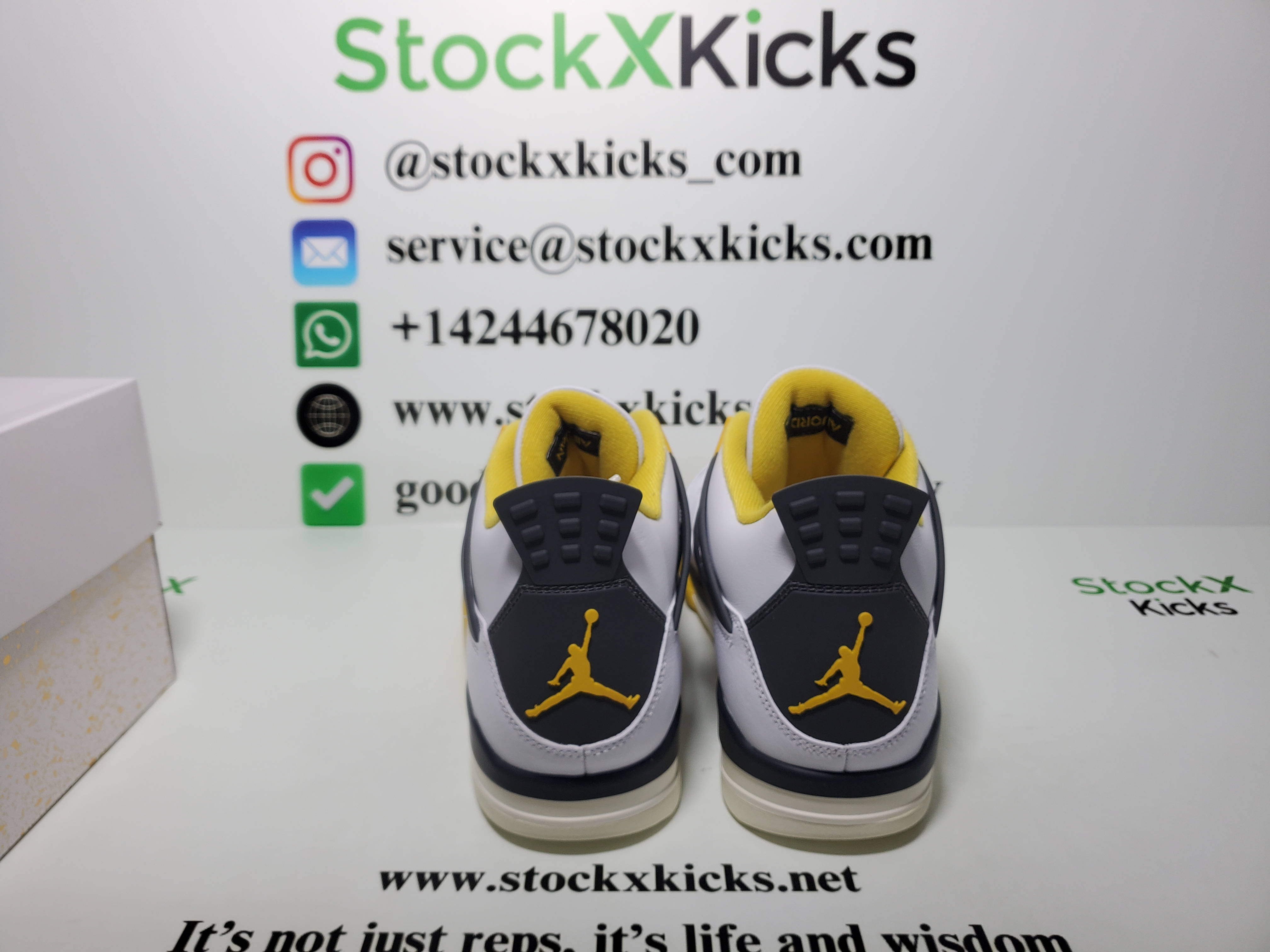 PK God Batch Air Jordan 4 Retro Vivid Sulfur AQ9129-101 review stockxkicks 01