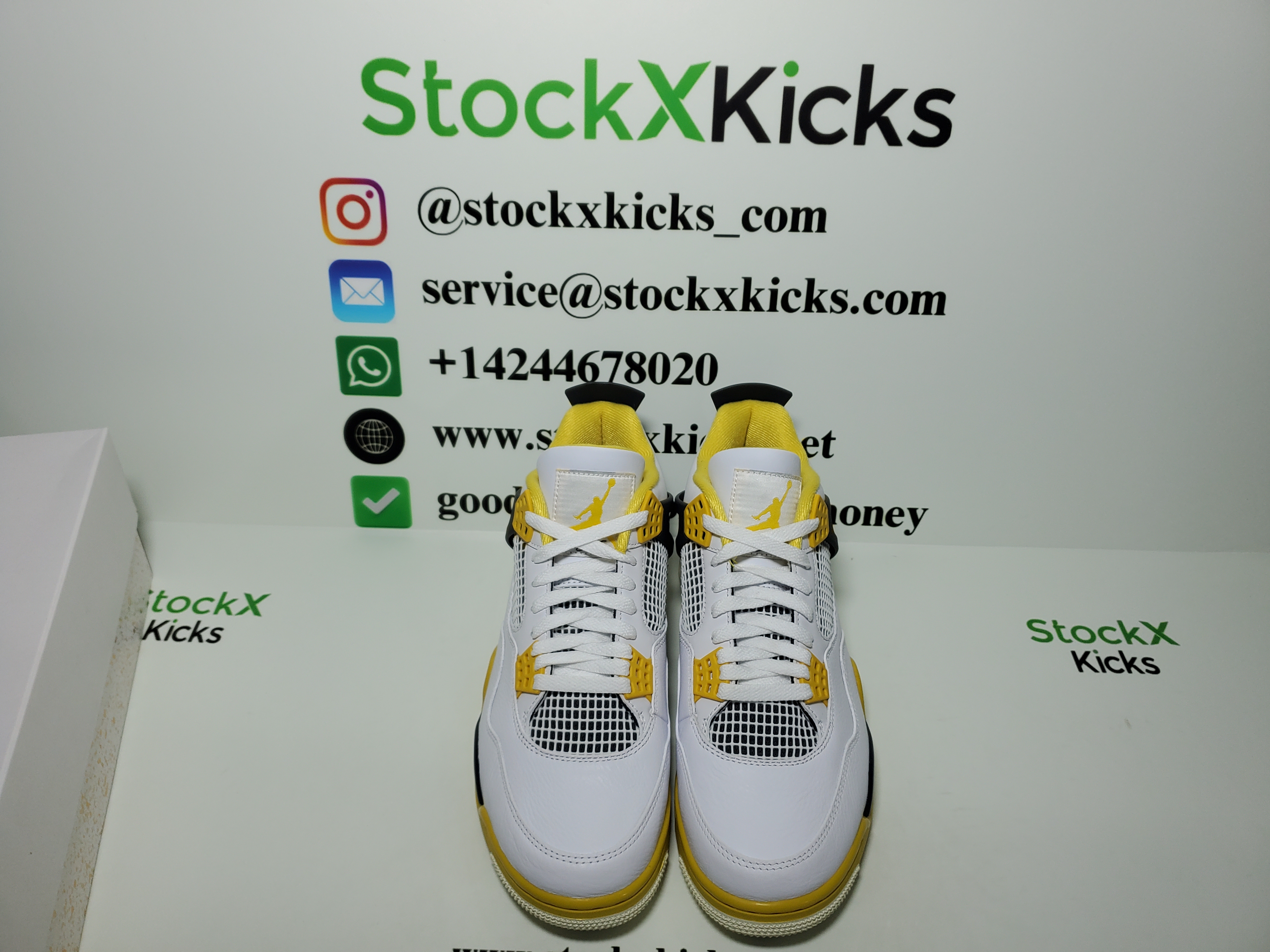PK God Batch Air Jordan 4 Retro Vivid Sulfur AQ9129-101 review stockxkicks 05