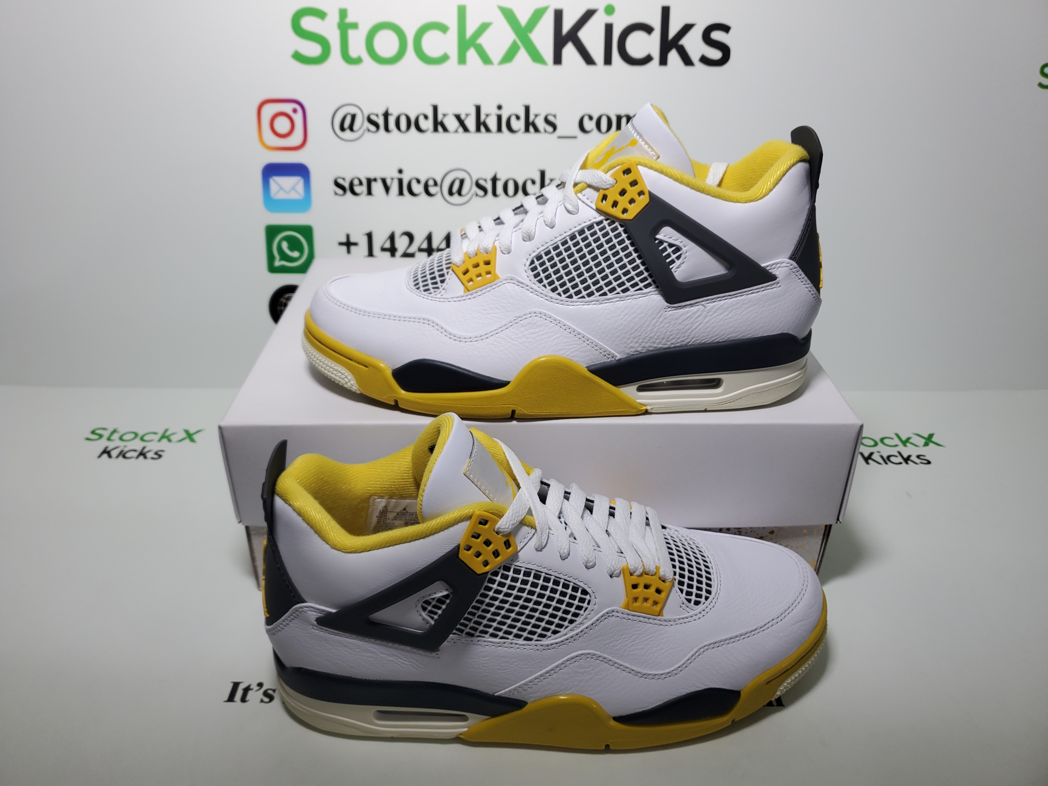 PK God Batch Air Jordan 4 Retro Vivid Sulfur AQ9129-101 review stockxkicks 03
