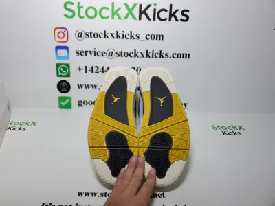 PK God Batch Air Jordan 4 Retro Vivid Sulfur AQ9129-101 review stockxkicks  06