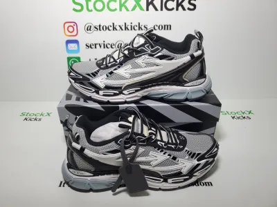 Off White Be Right Back Sneakers Blue Silver white OIIA295F24 FAB00 10001 review stockxkicks 03