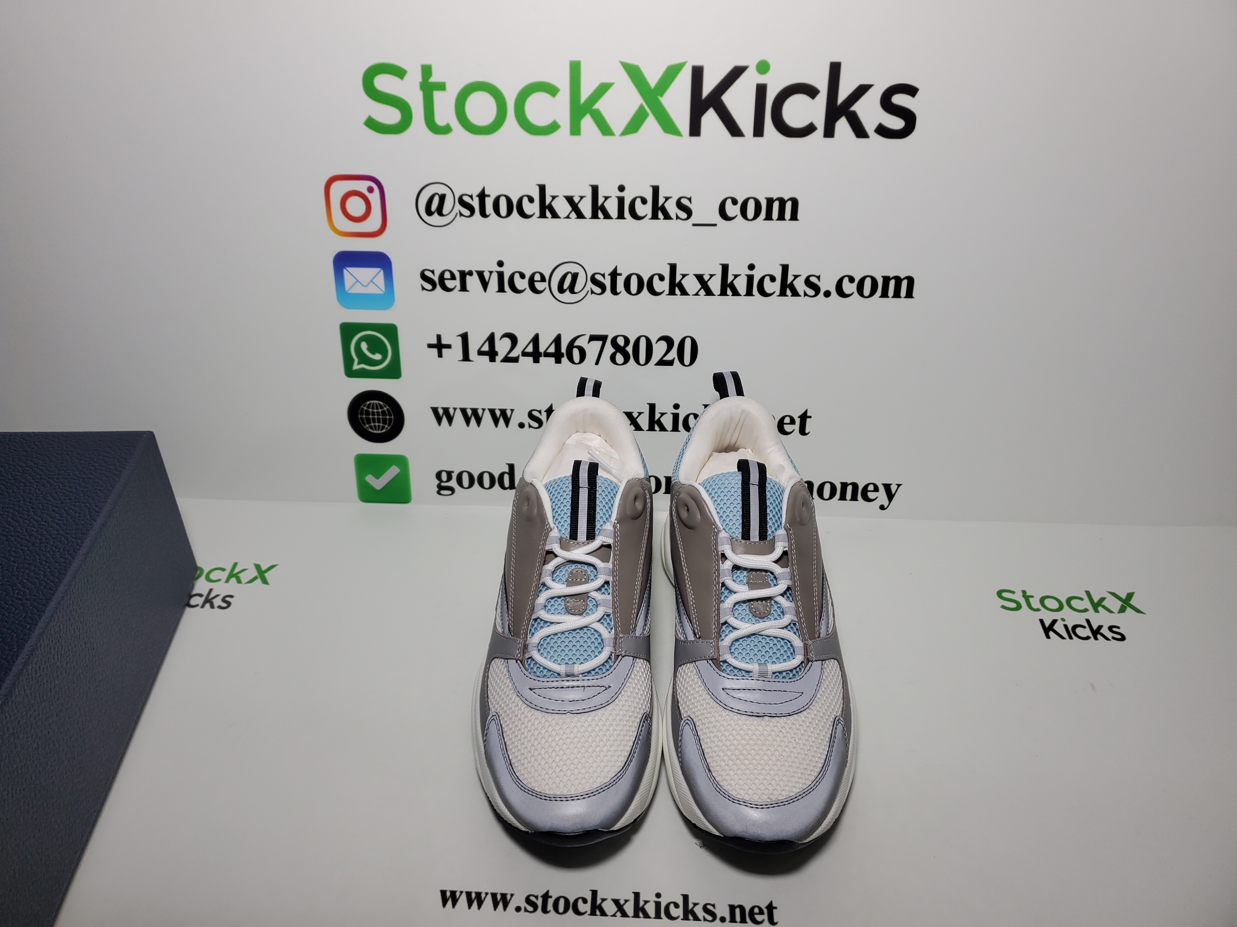 Dior B22 White Blue 3SN231YXX_H865 review stockxkicks 05