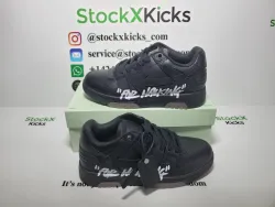 PK God Batch OFF-WHITE Out Of Office OOO "For Walking" Low Tops Black White OMIA18 9S21LEA00 41001 review stockxkicks 04