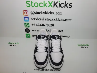 Louis Vuitton Trainer Black And White Cloth Cover VL1202 review stockxkicks  05