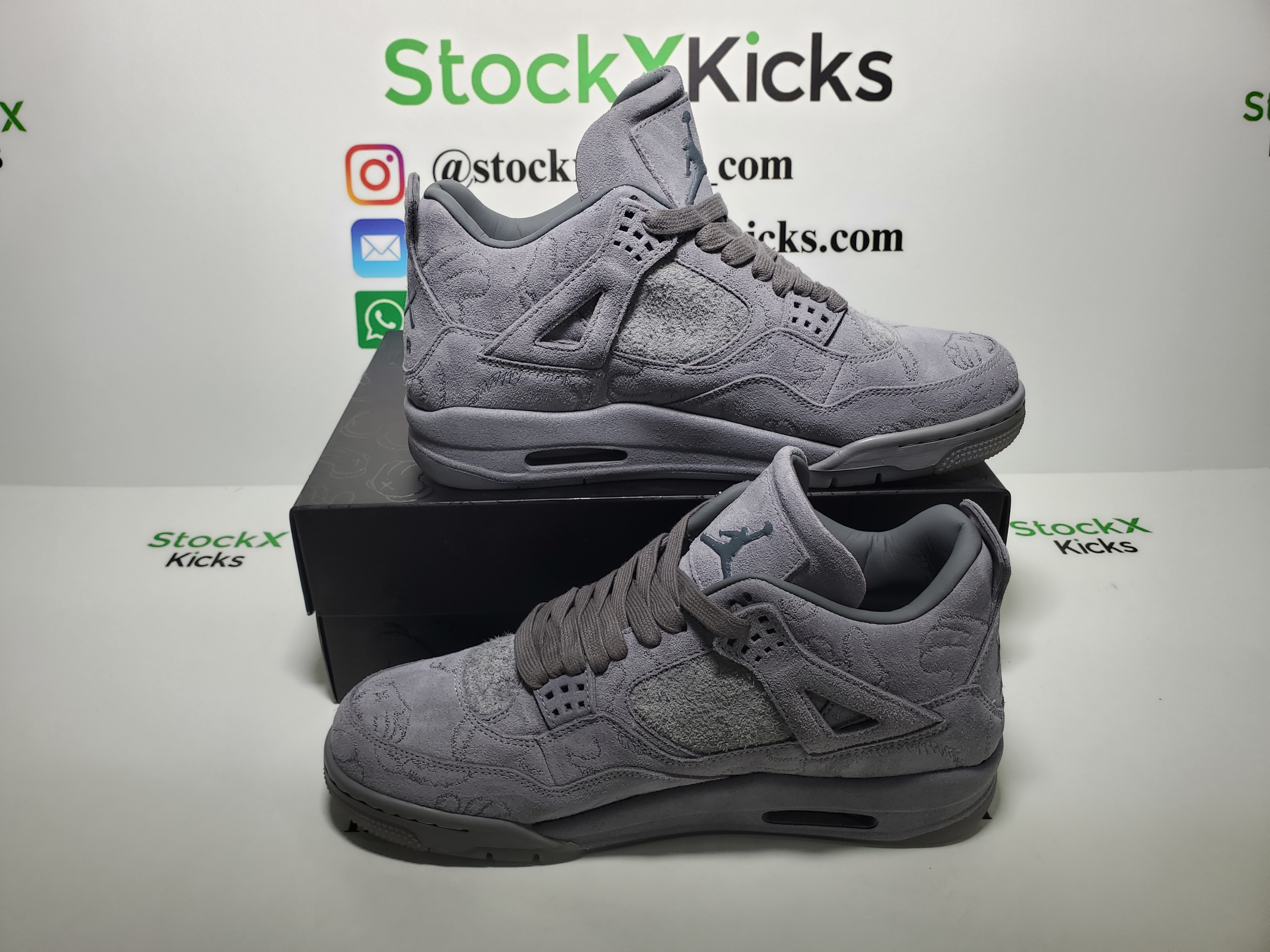 PK God Batch Nike Air Jordan 4 Retro Kaws  930155-003 review stockxkicks 04