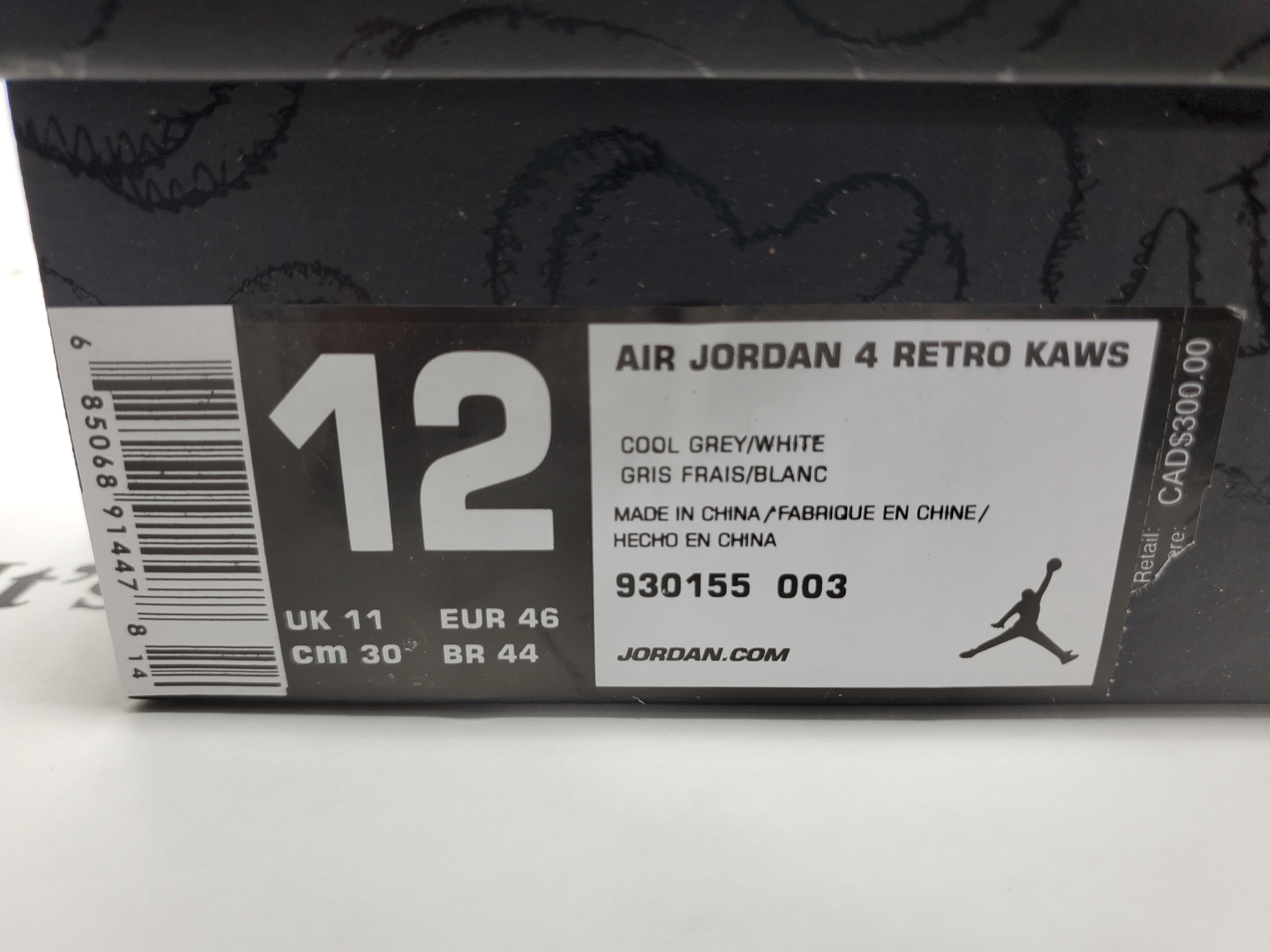PK God Batch Nike Air Jordan 4 Retro Kaws  930155-003 review stockxkicks 00
