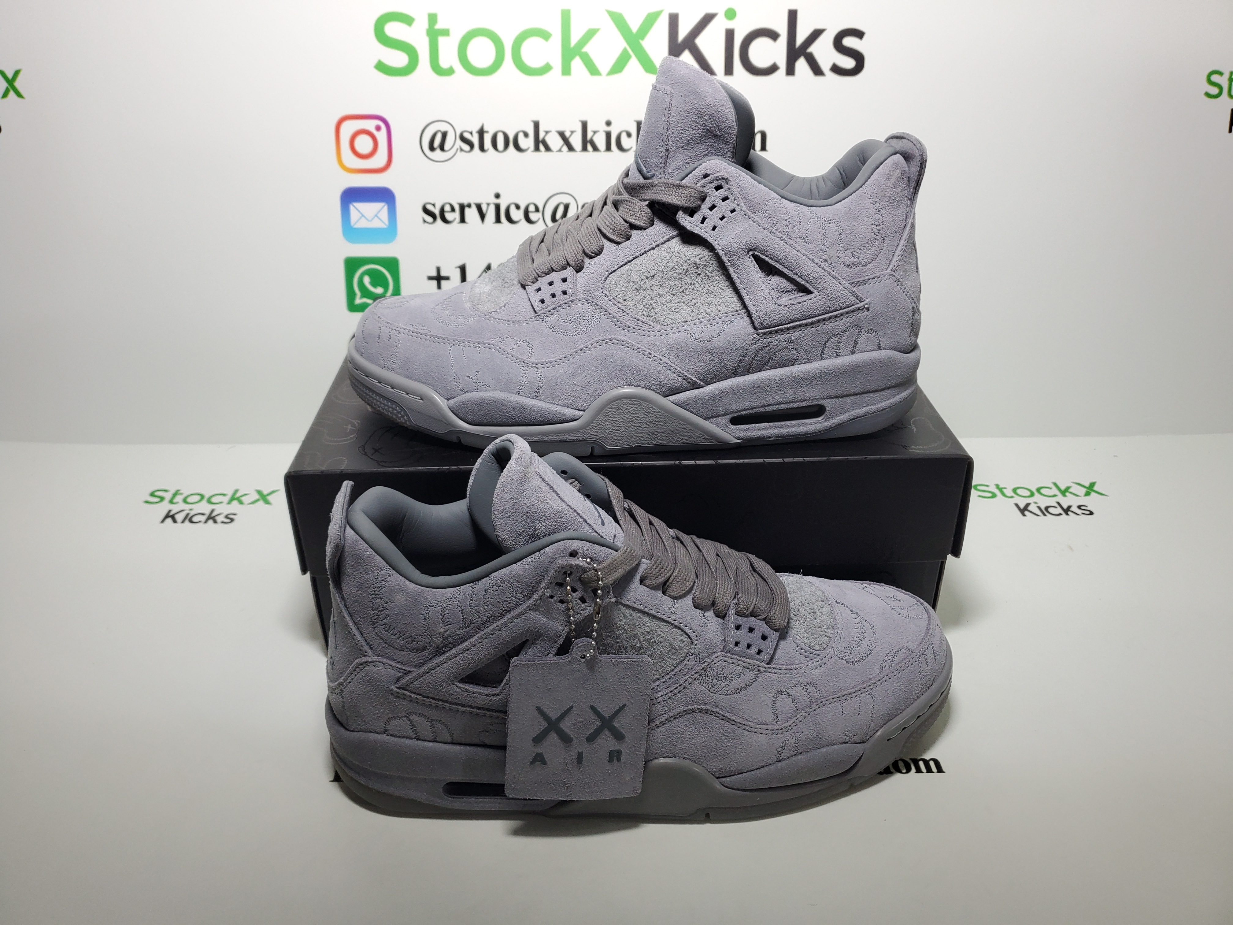 PK God Batch Nike Air Jordan 4 Retro Kaws  930155-003 review stockxkicks 03