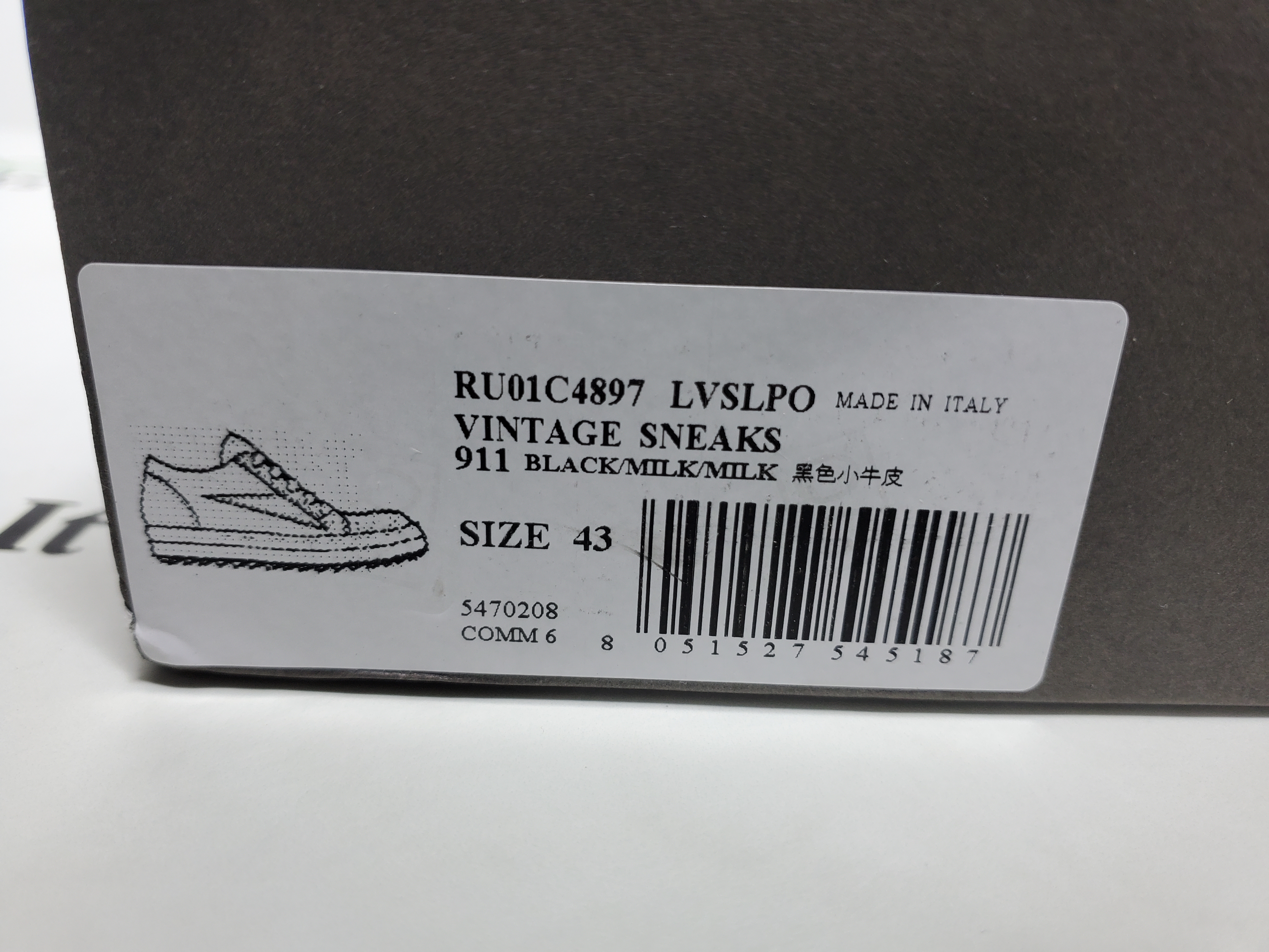 Rick Owens EDFU Vintage Sneaks Leather Black Milk White RP01C5888LPOLVS-911 review stockxkicks 00