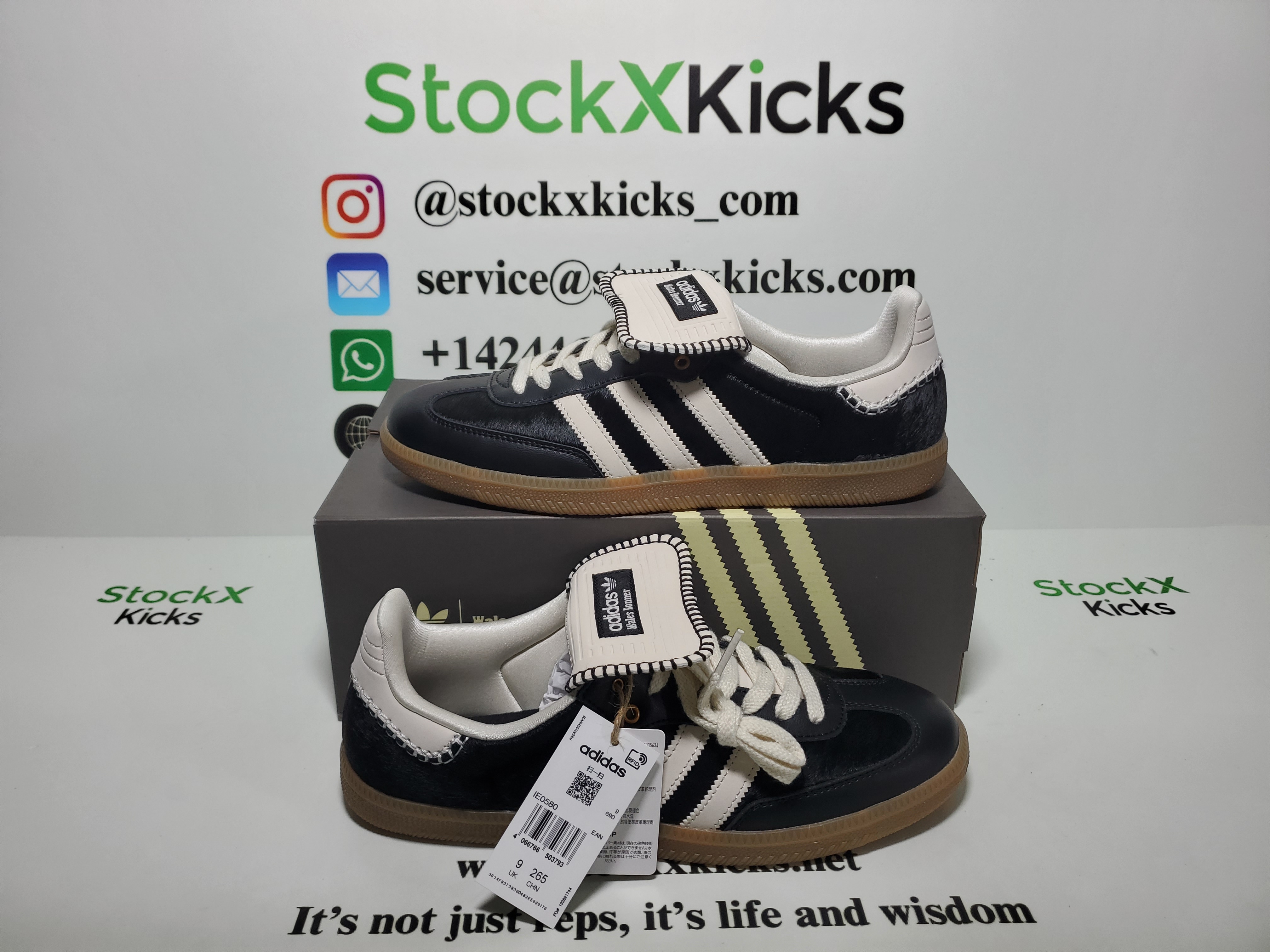 Adidas Samba Pony Tonal Wales Bonner Core Black IE0580 review stockxkicks 03
