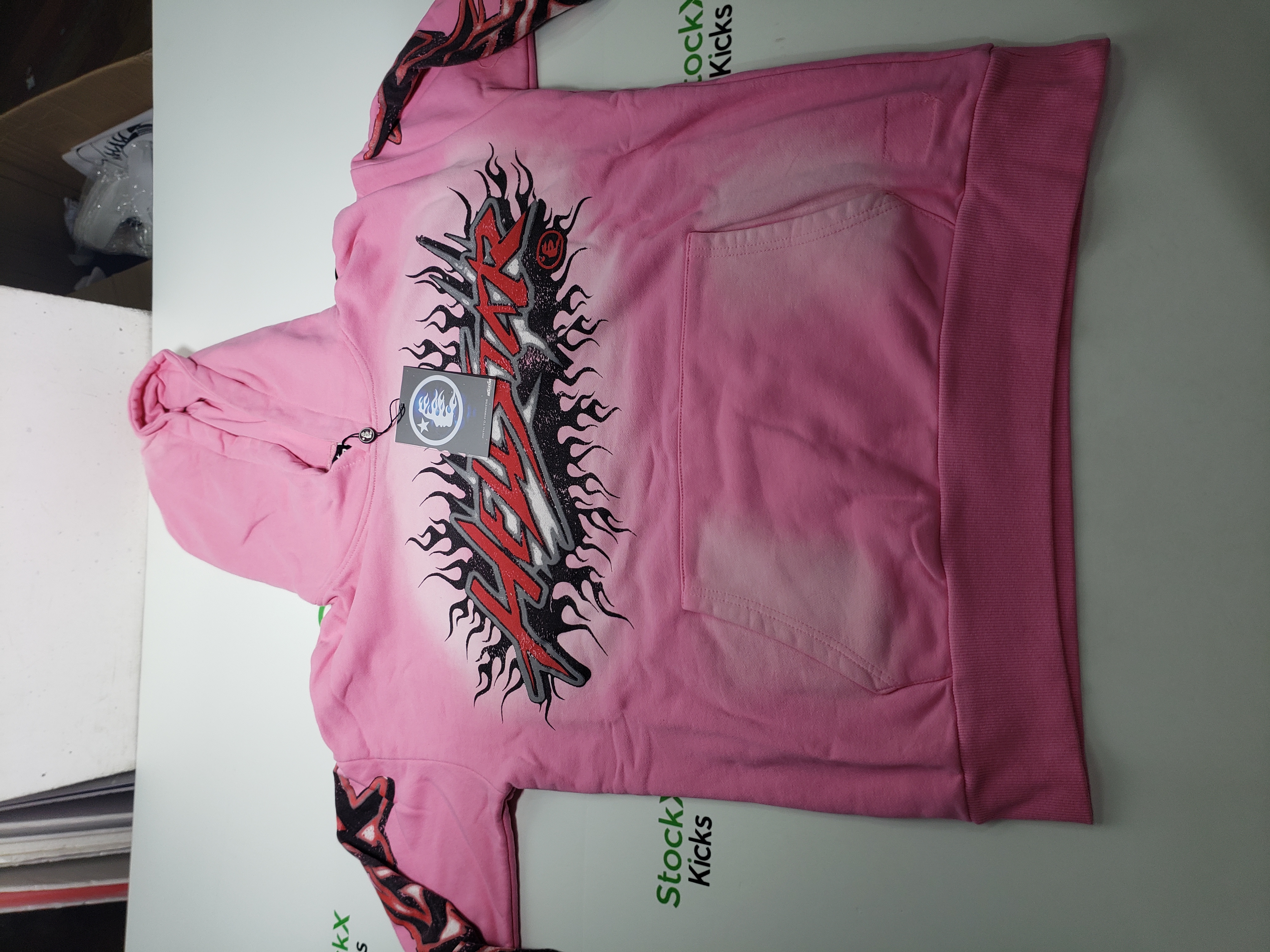 Hellstar Brainwashed Without Brain Hoodie Pink review stockxkicks.org 00