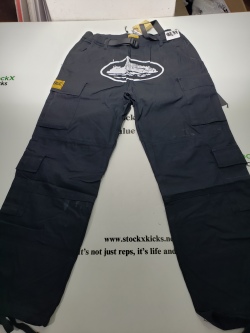 Corteiz 4 Starz Special Edition Guerillaz Cargos Black/White Casual Pants review stockxkicks.org 01