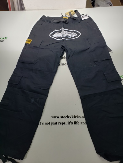 Corteiz 4 Starz Special Edition Guerillaz Cargos Black/White Casual Pants review stockxkicks.org 00