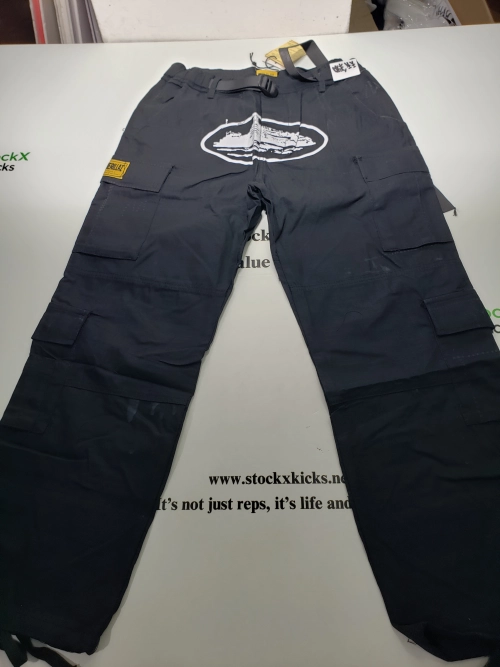 Corteiz 4 Starz Special Edition Guerillaz Cargos Black/White Casual Pants review 