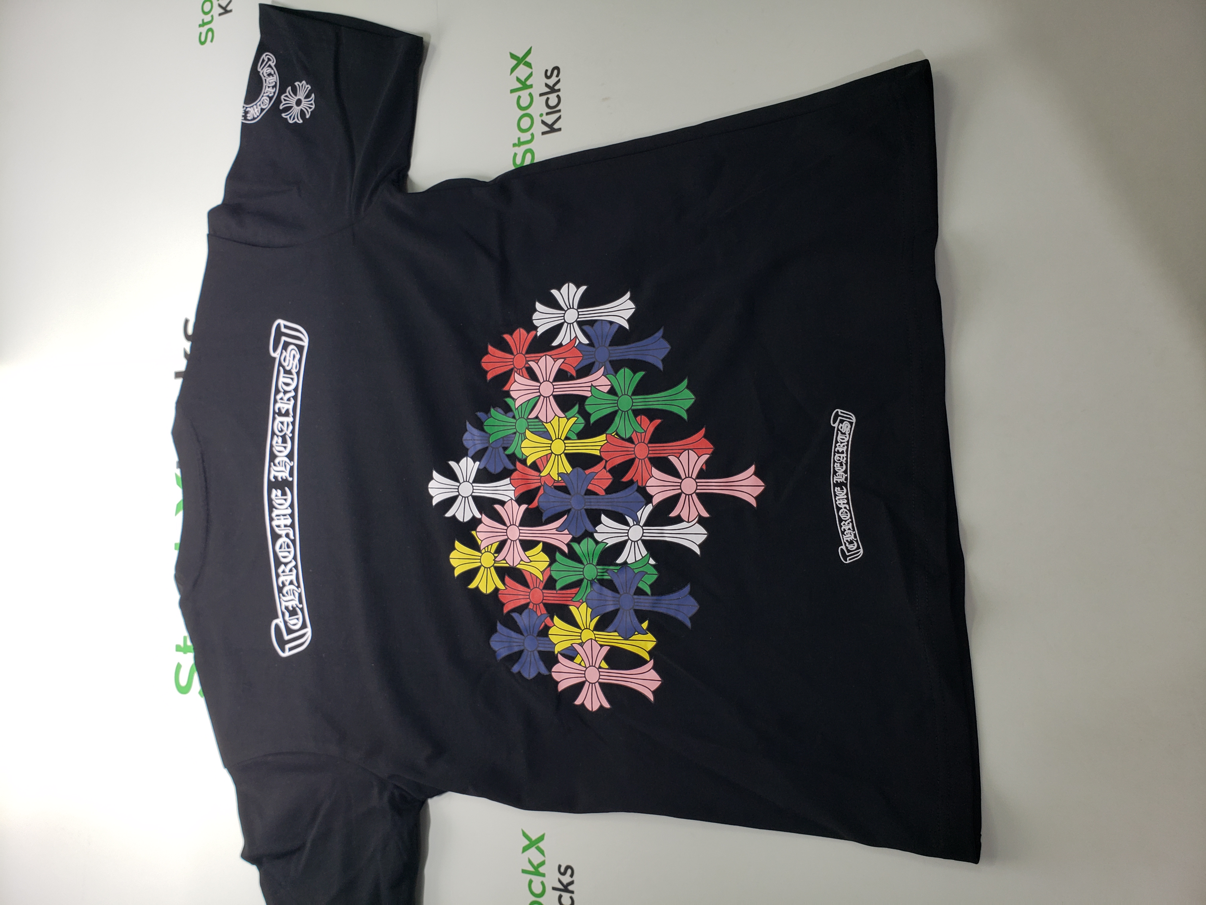 Chrome Hearts Multi Color Cross T-shirt Black/White review stockxkicks.org 03