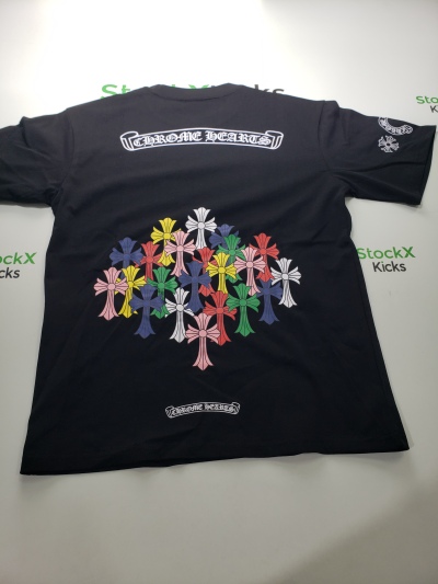 Chrome Hearts Multi Color Cross T-shirt Black/White review stockxkicks.org 03