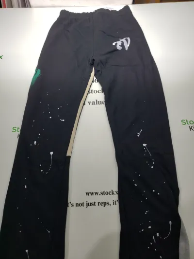 Gallery Dept. Painted Flare Sweat Pants Washed Black review stockxkicks.org 03