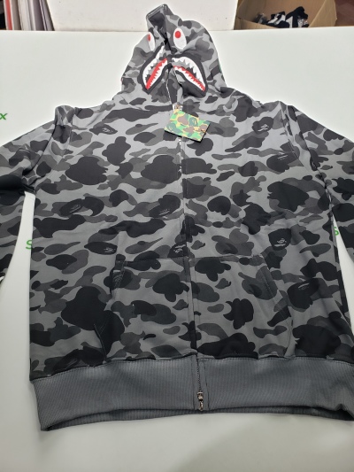 BAPE Color Camo Shark Zip Hoodie Black 4580793319054 review stockxkicks.org 00